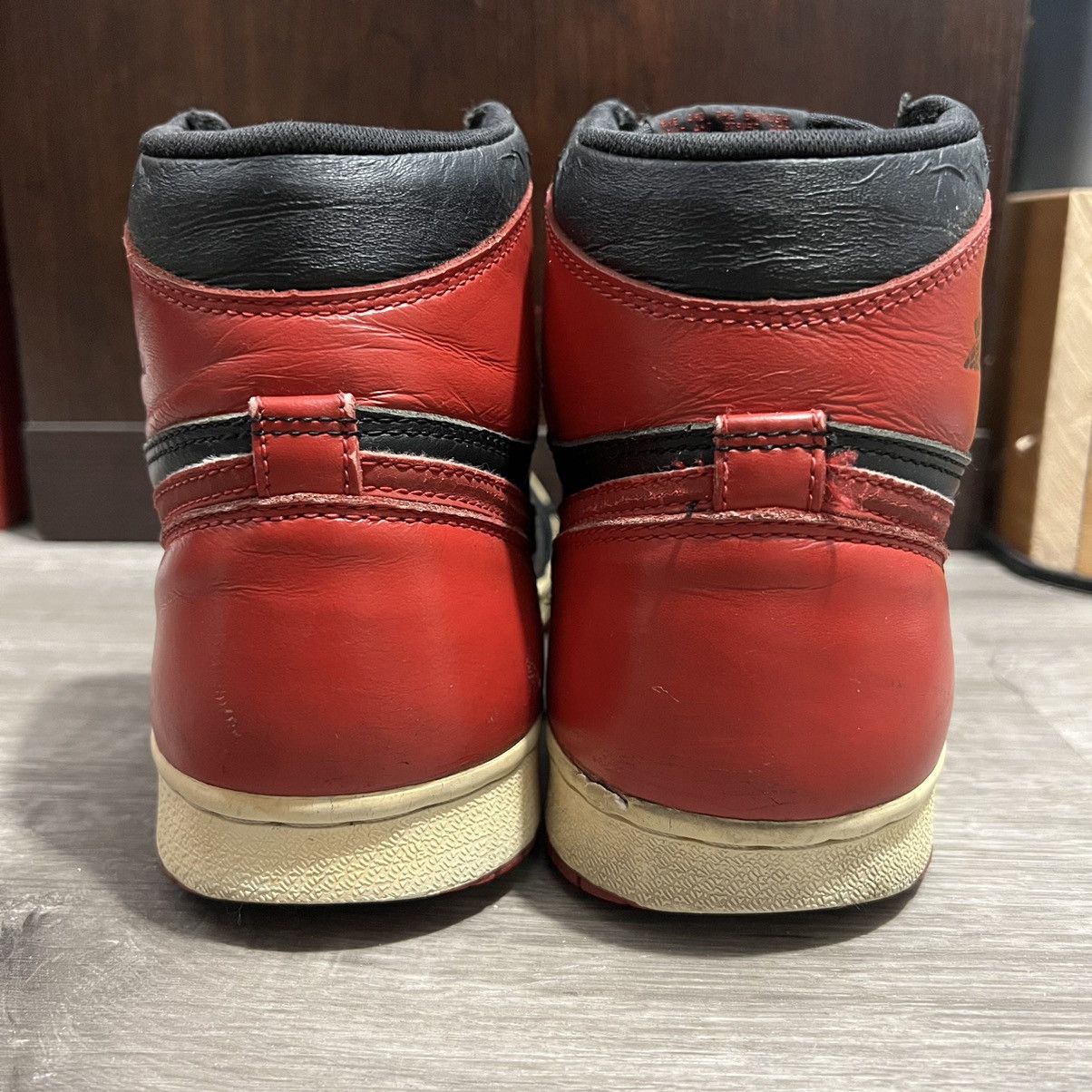 Jordan Brand Nike Air Jordan 1 Bred 1994 Size US 8 / EU 41 - 6 Thumbnail