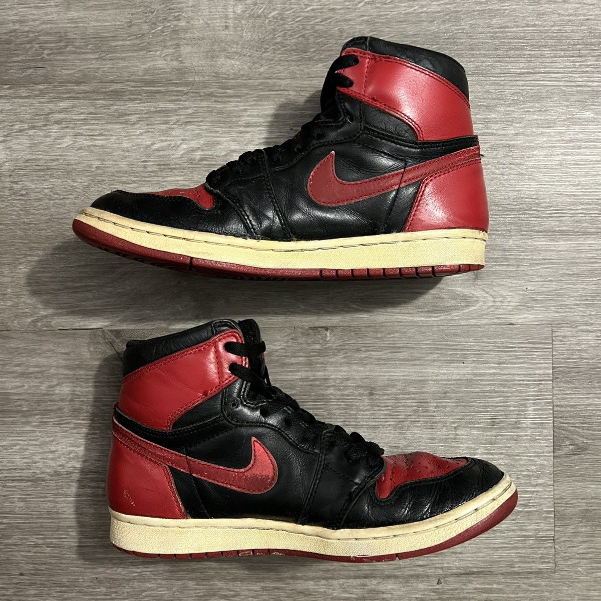 Jordan Brand Nike Air Jordan 1 Bred 1994 Size US 8 / EU 41 - 3 Thumbnail