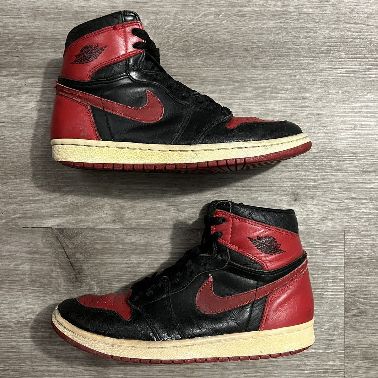 Jordan Brand Nike Air Jordan 1 Bred 1994 Size US 8 / EU 41 - 2 Thumbnail