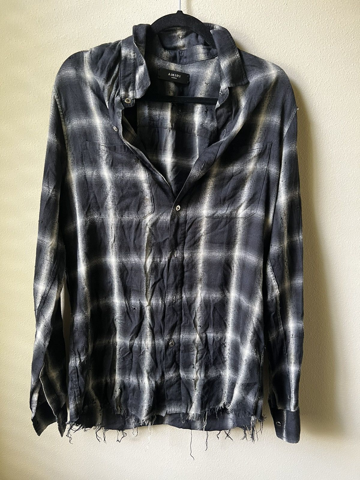 Amiri Amiri Plaid Shirt Size US M / EU 48-50 / 2 - 1 Thumbnail
