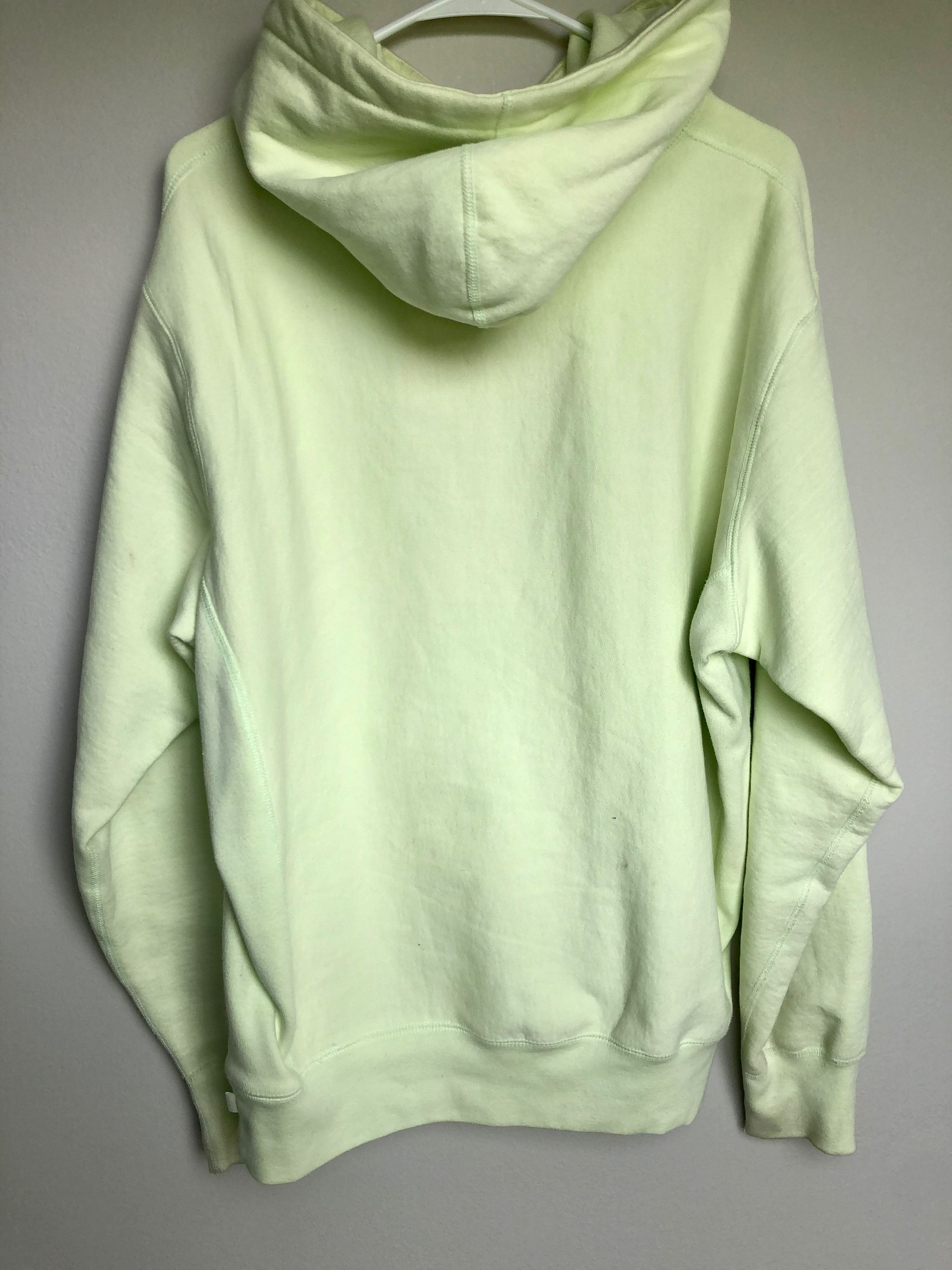 Supreme Supreme Pale Lime Box Logo Hoodie FW17 Size US L / EU 52-54 / 3 - 6 Thumbnail