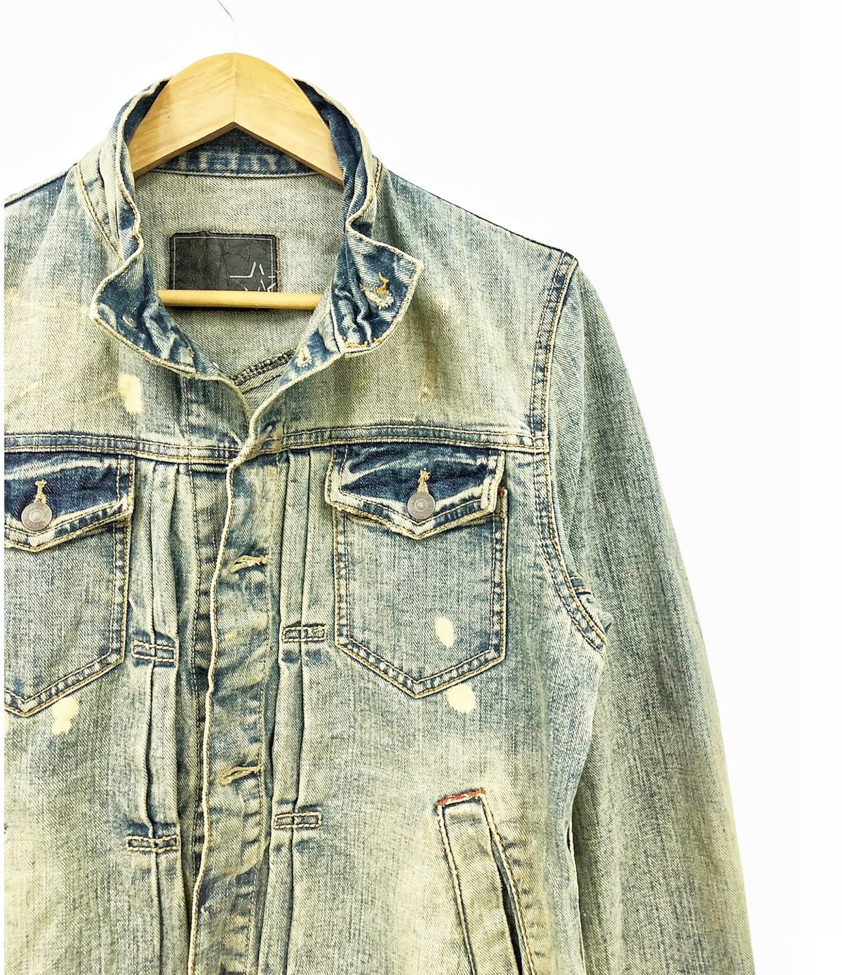 BIGI 00's RATTLE TRAP Japan if six was nine Stonewash jacket Size US M / EU 48-50 / 2 - 10 Thumbnail