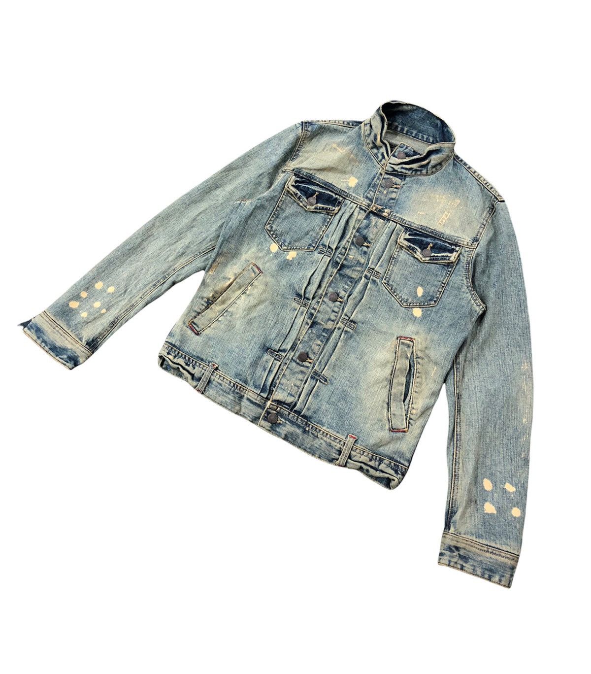 BIGI 00's RATTLE TRAP Japan if six was nine Stonewash jacket Size US M / EU 48-50 / 2 - 4 Thumbnail