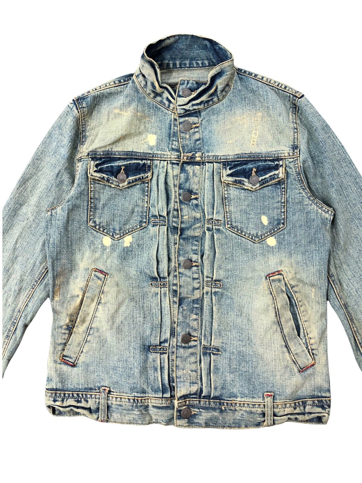 BIGI 00's RATTLE TRAP Japan if six was nine Stonewash jacket Size US M / EU 48-50 / 2 - 7 Thumbnail