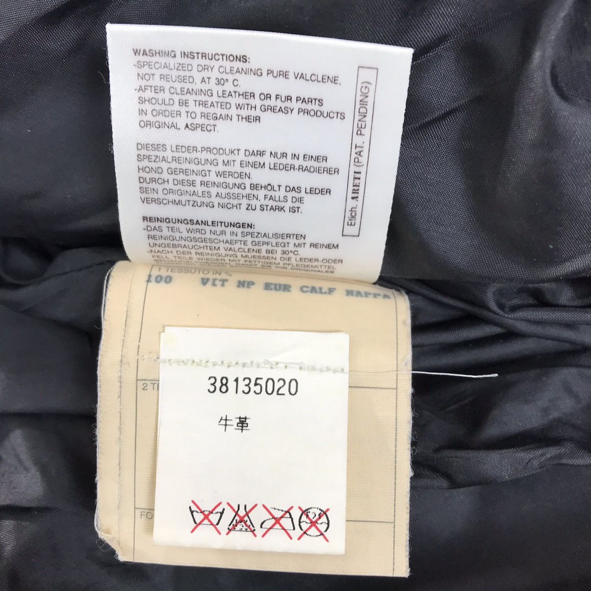Emporio Armani Vintage Emporio Armani Leather Pants Size US 27 - 8 Thumbnail