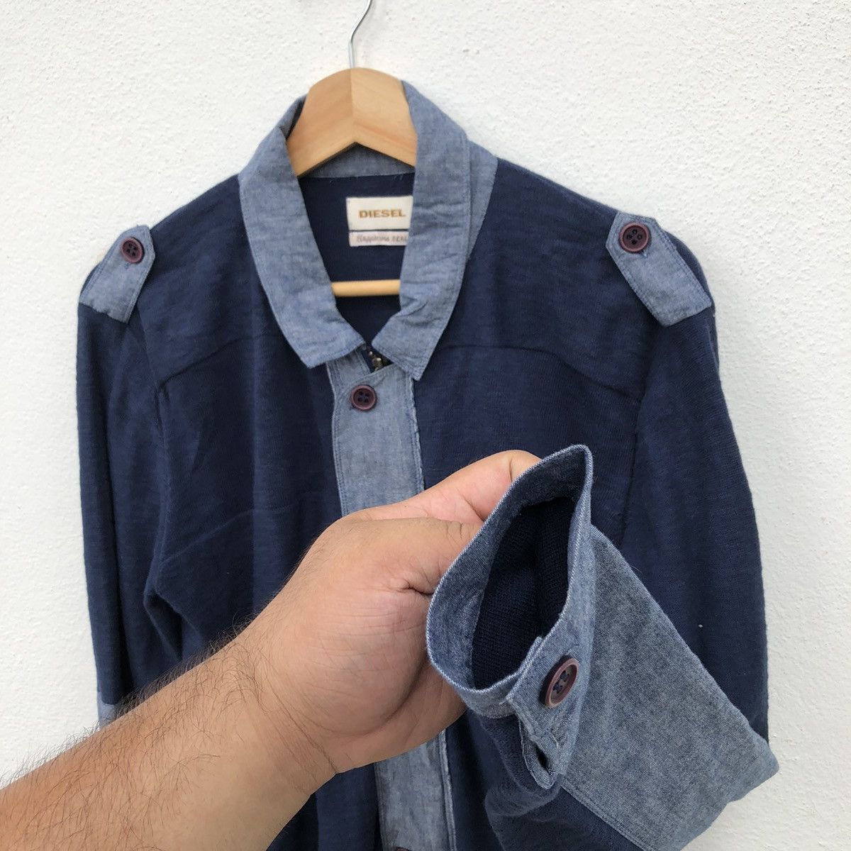 Diesel DIESEL HAPPINESS SWEATSHIRT INSPIRED BY BLUE BLUE JAPAN Size US L / EU 52-54 / 3 - 5 Thumbnail