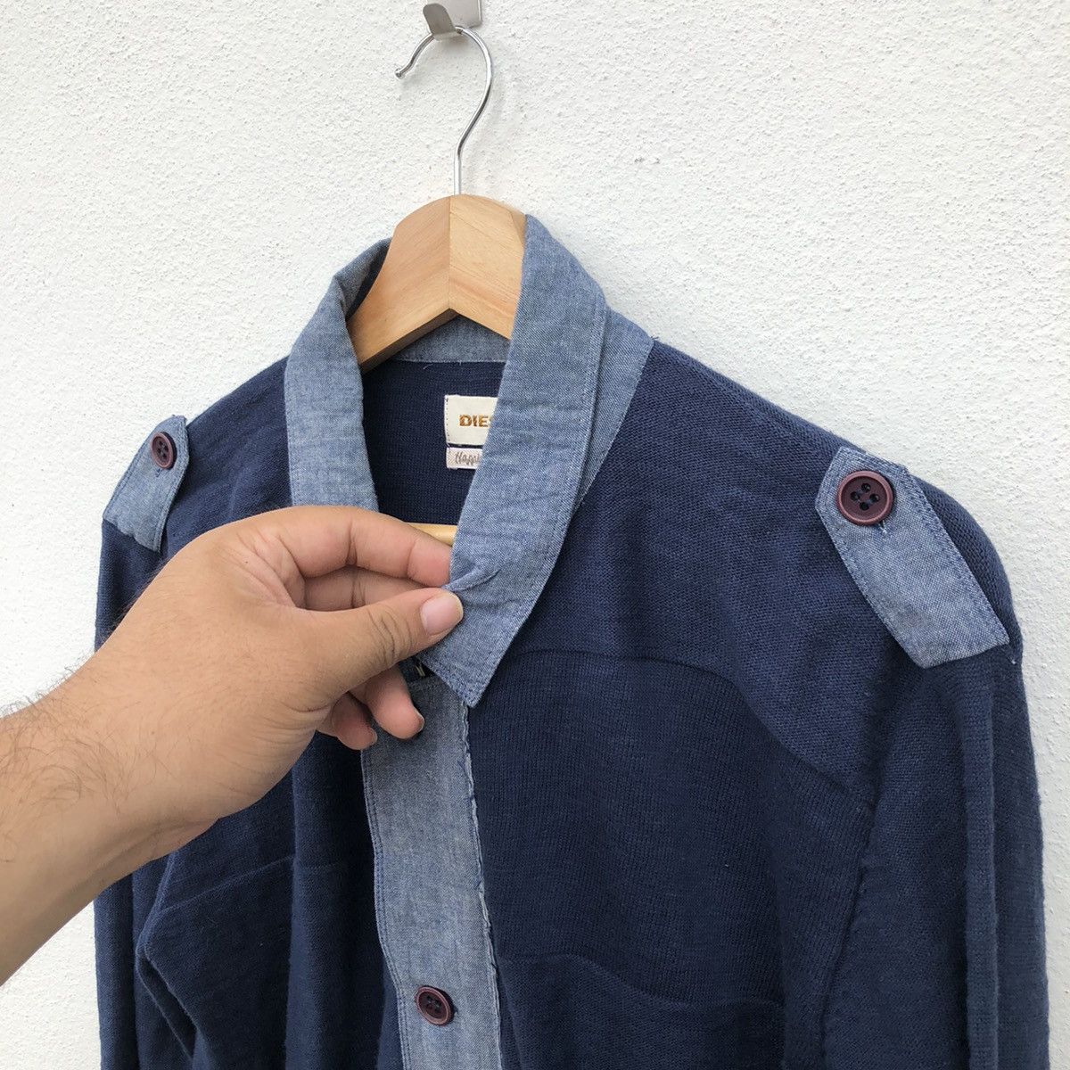 Diesel DIESEL HAPPINESS SWEATSHIRT INSPIRED BY BLUE BLUE JAPAN Size US L / EU 52-54 / 3 - 4 Thumbnail