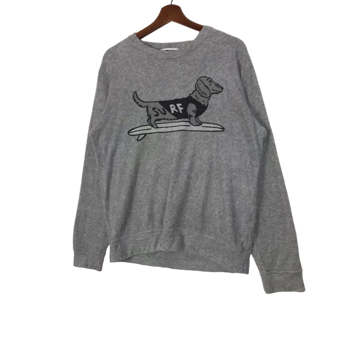 Vintage Vintage Outdoor Product Animated Surf Dog Sweatshirt Size US M / EU 48-50 / 2 - 3 Thumbnail