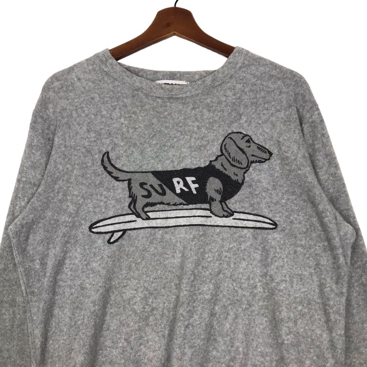 Vintage Vintage Outdoor Product Animated Surf Dog Sweatshirt Size US M / EU 48-50 / 2 - 2 Thumbnail