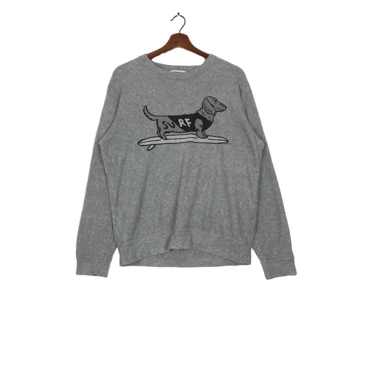 Vintage Vintage Outdoor Product Animated Surf Dog Sweatshirt Size US M / EU 48-50 / 2 - 1 Thumbnail