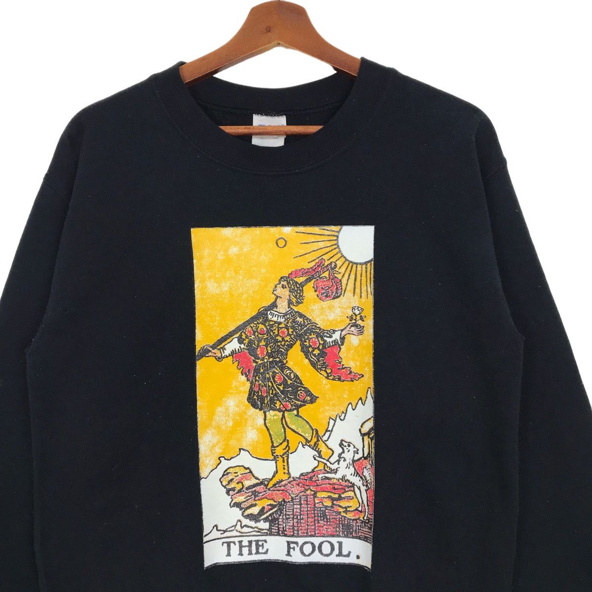 Gildan × Vintage Vintage The Fool Tarot Card Crewneck Sweatshirt Size US S / EU 44-46 / 1 - 2 Thumbnail