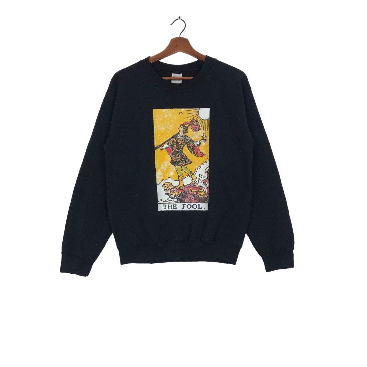 Gildan × Vintage Vintage The Fool Tarot Card Crewneck Sweatshirt Size US S / EU 44-46 / 1 - 1 Thumbnail