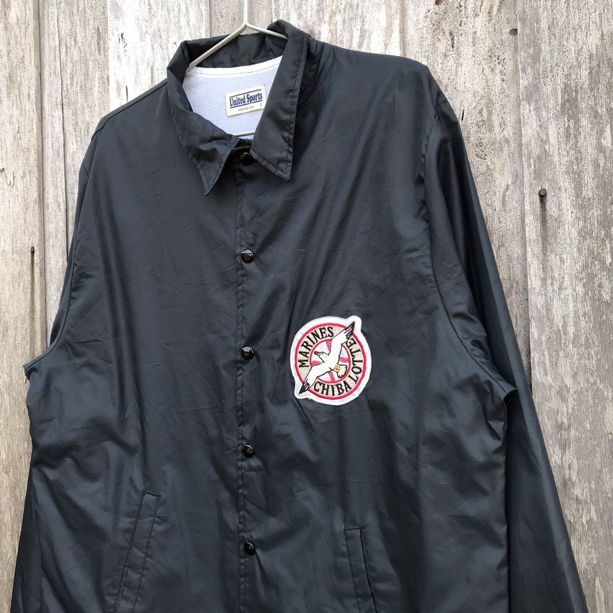 MLB × Vintage Vintage United Sport Marines Chiba Lotte Jacket Size US L / EU 52-54 / 3 - 3 Thumbnail