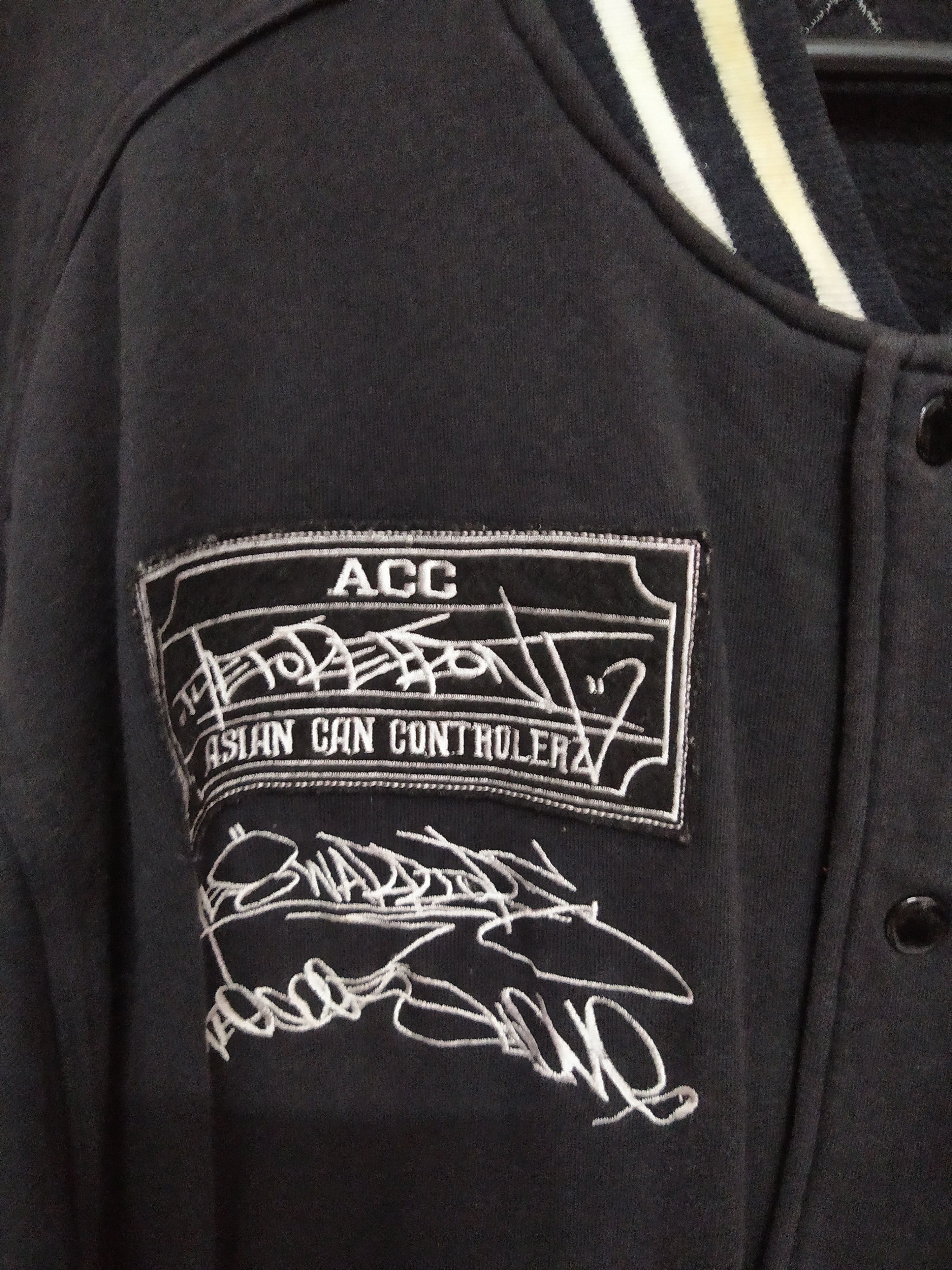 Japanese Brand ACC ASIAN CAN CONTROLLERZ JAPAN VARSITY OVERSIZED (B599) Size US XXL / EU 58 / 5 - 2 Thumbnail