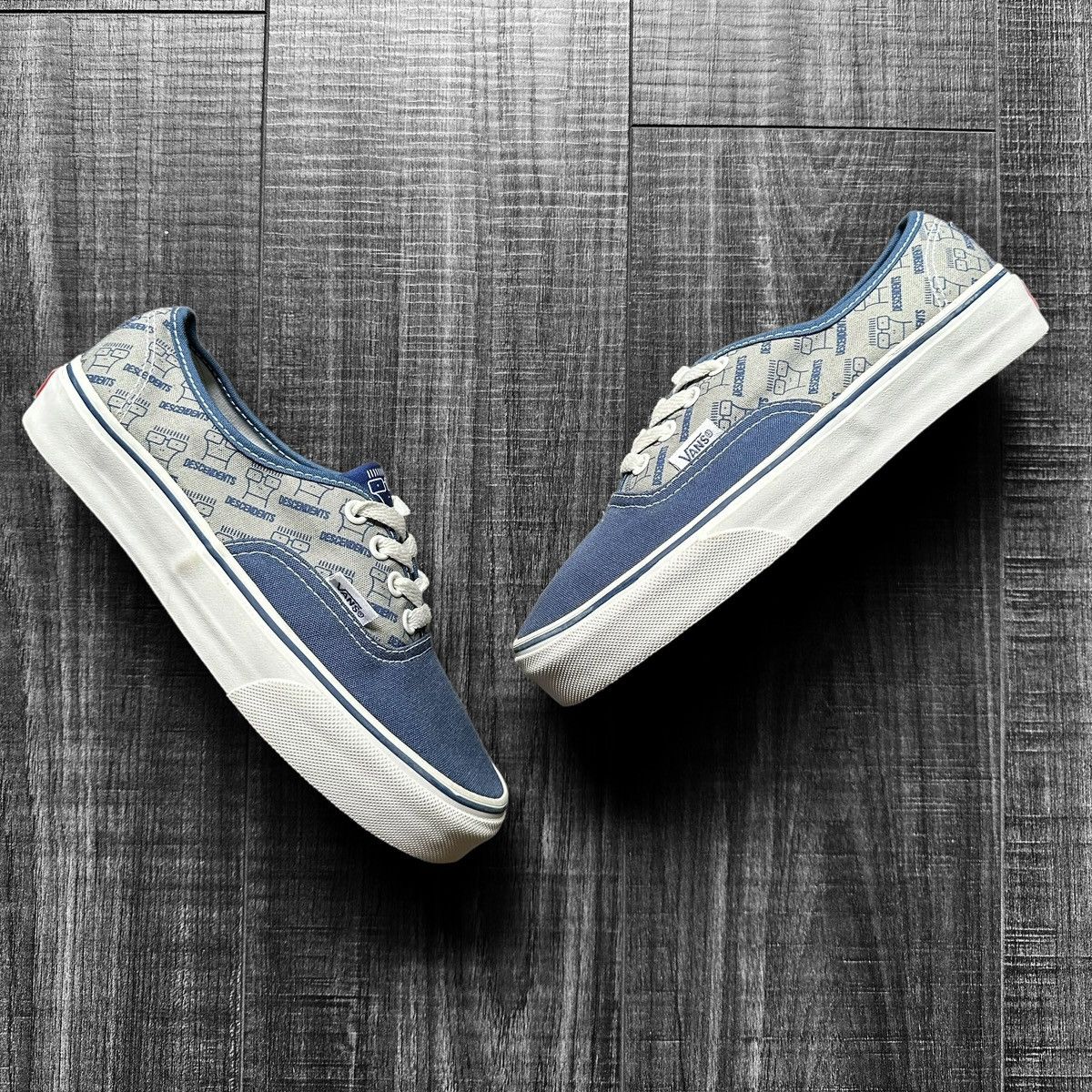 image of Vans X Descendents Authentic Size 5.5 Shoes in Blue, Men's