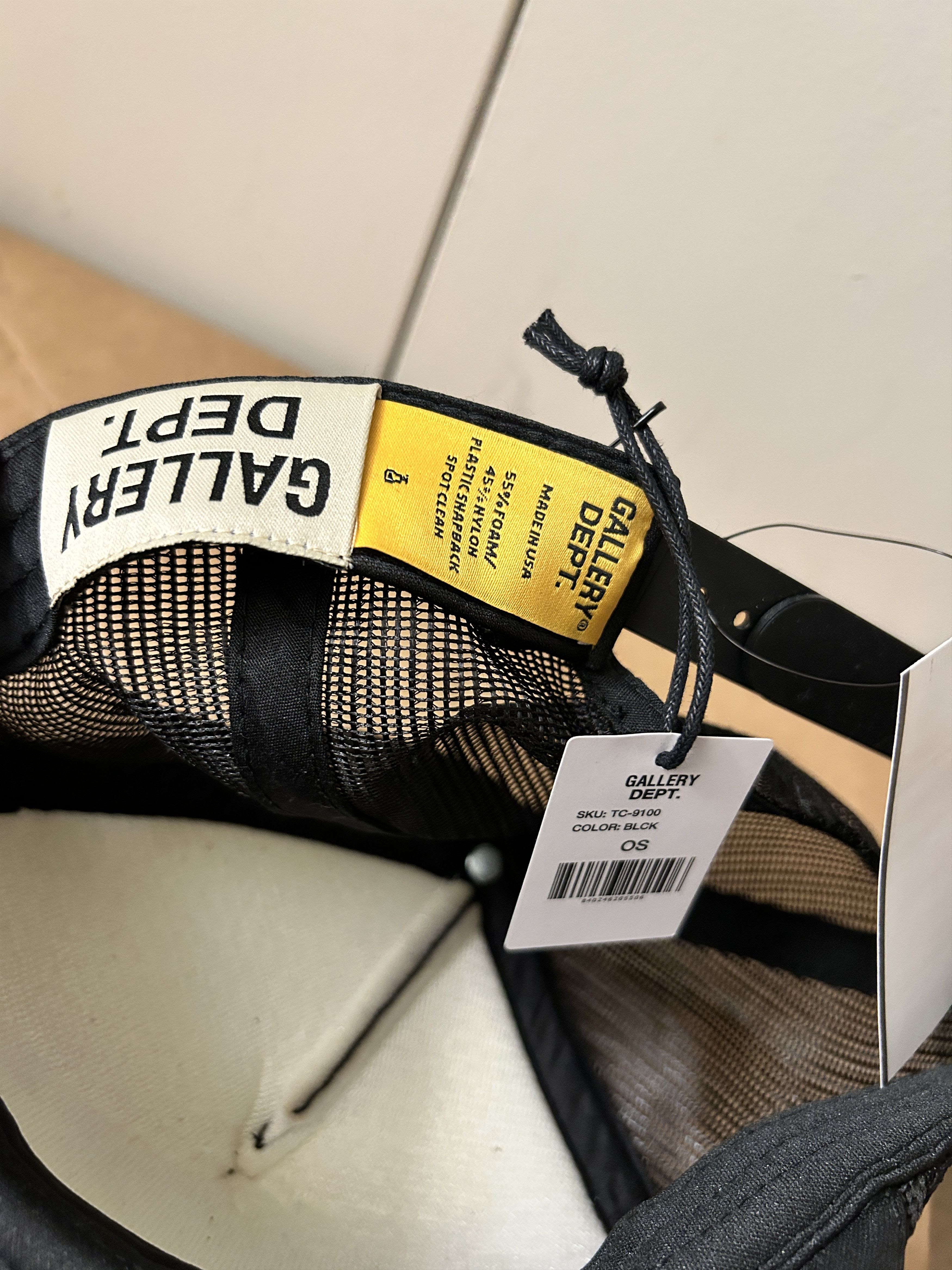 Gallery Dept. trucker hat black/ yellow Size ONE SIZE - 5 Thumbnail