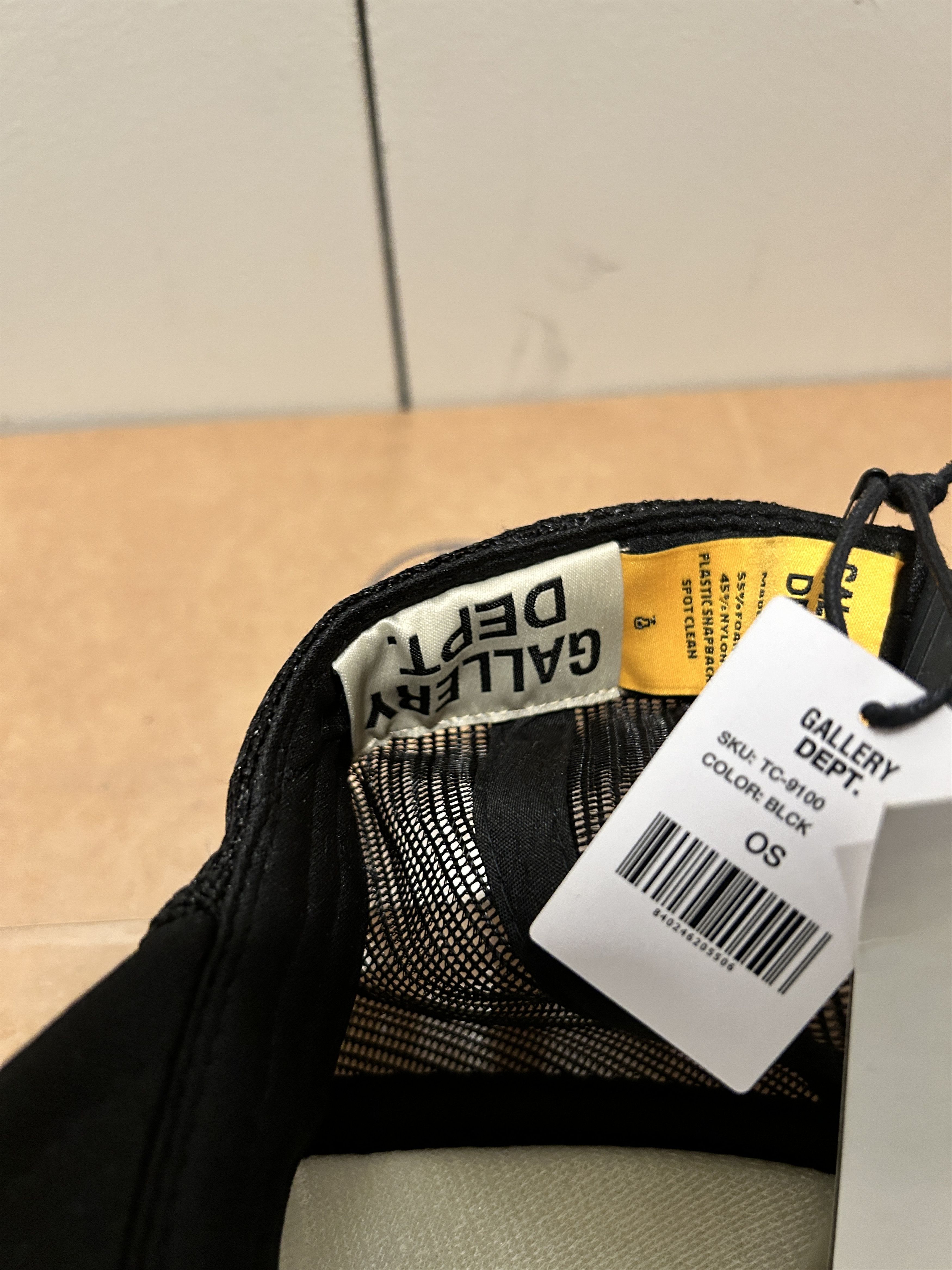 Gallery Dept. trucker hat black/ yellow Size ONE SIZE - 3 Thumbnail