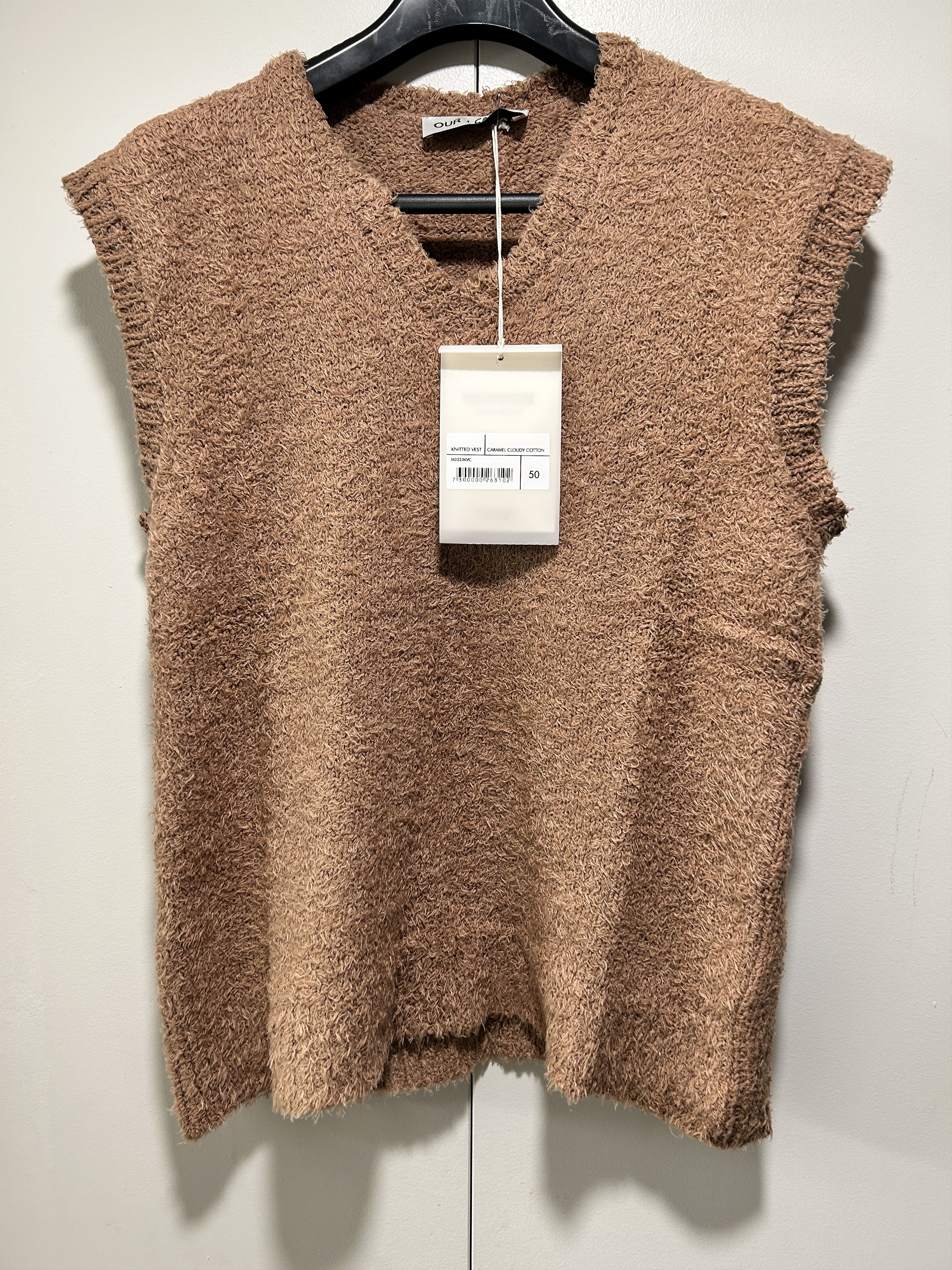 Our Legacy Our legacy Cloudy knitted vest - Caramel Size US M / EU 48-50 / 2 - 1 Thumbnail