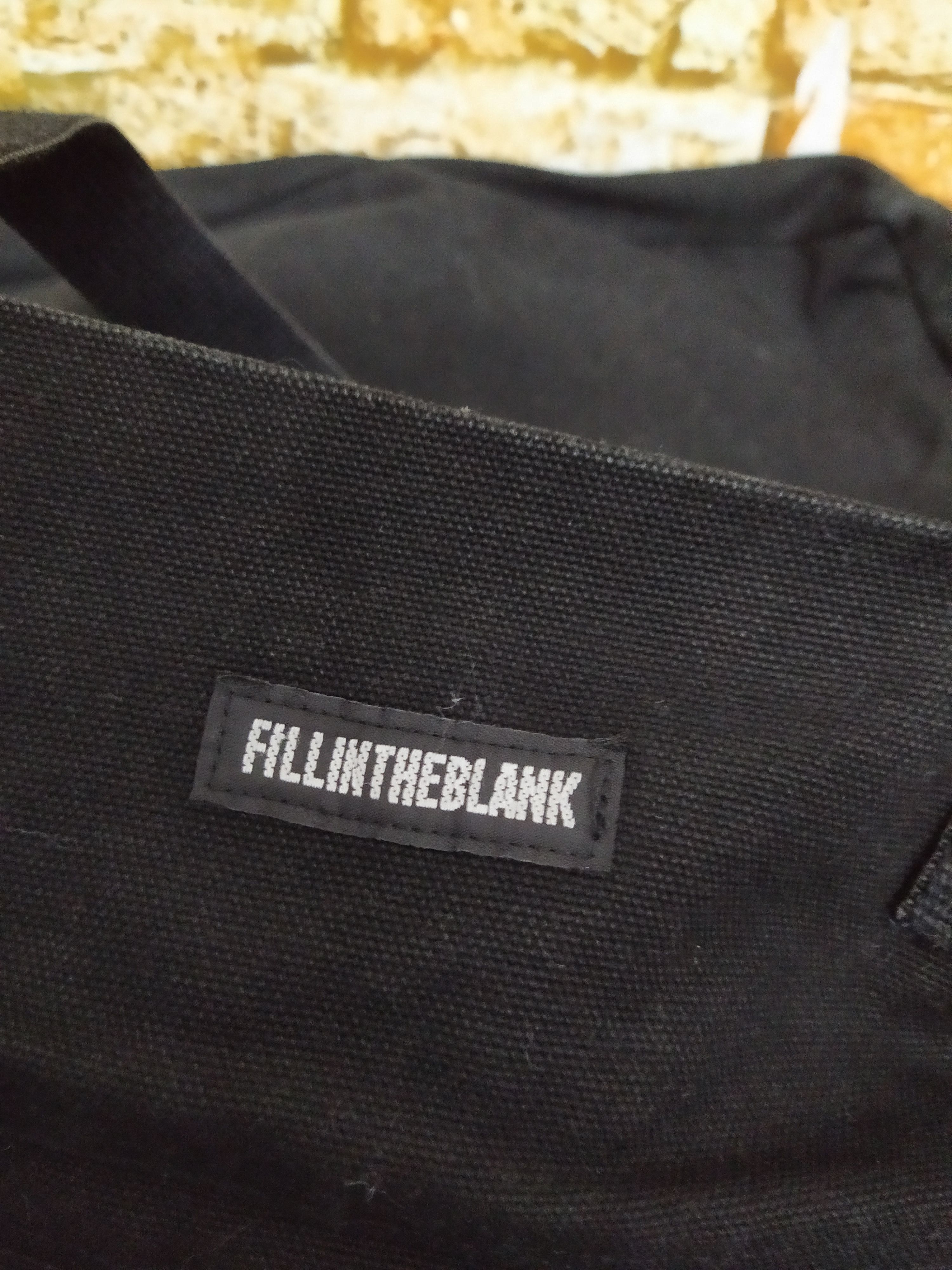 Japanese Brand FILLINTHEBLANK JAPAN DUCK CANVAS BAG (C24) Size ONE SIZE - 4 Thumbnail