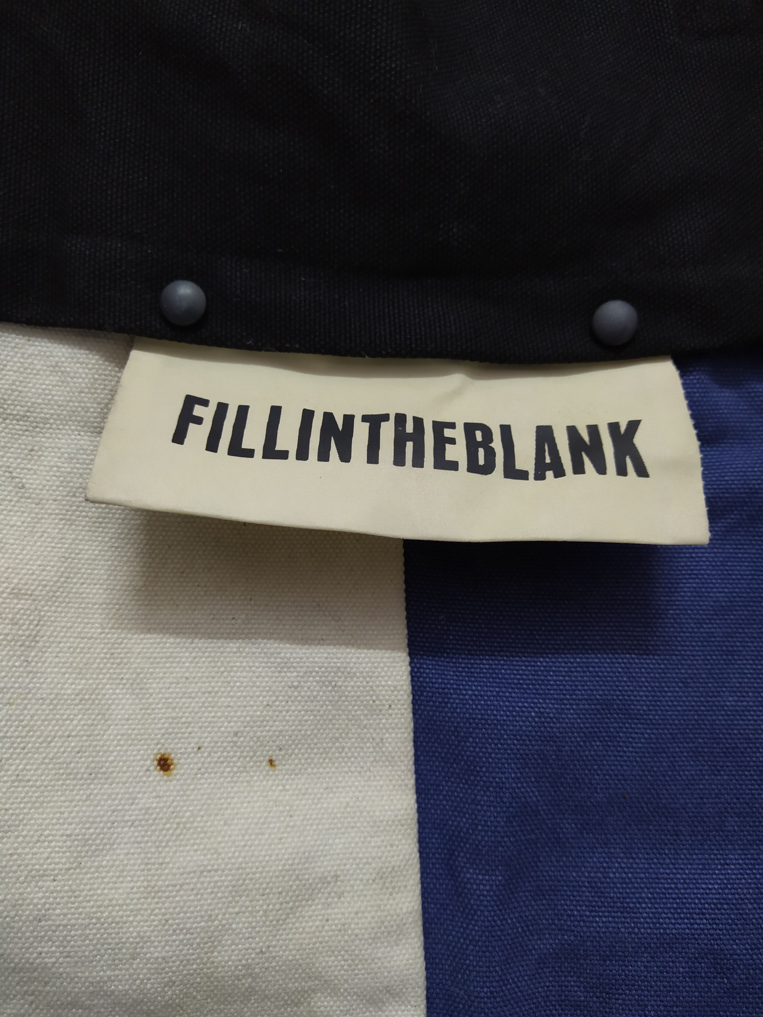 Japanese Brand FILLINTHEBLANK JAPAN DUCK CANVAS BAG (C24) Size ONE SIZE - 2 Thumbnail