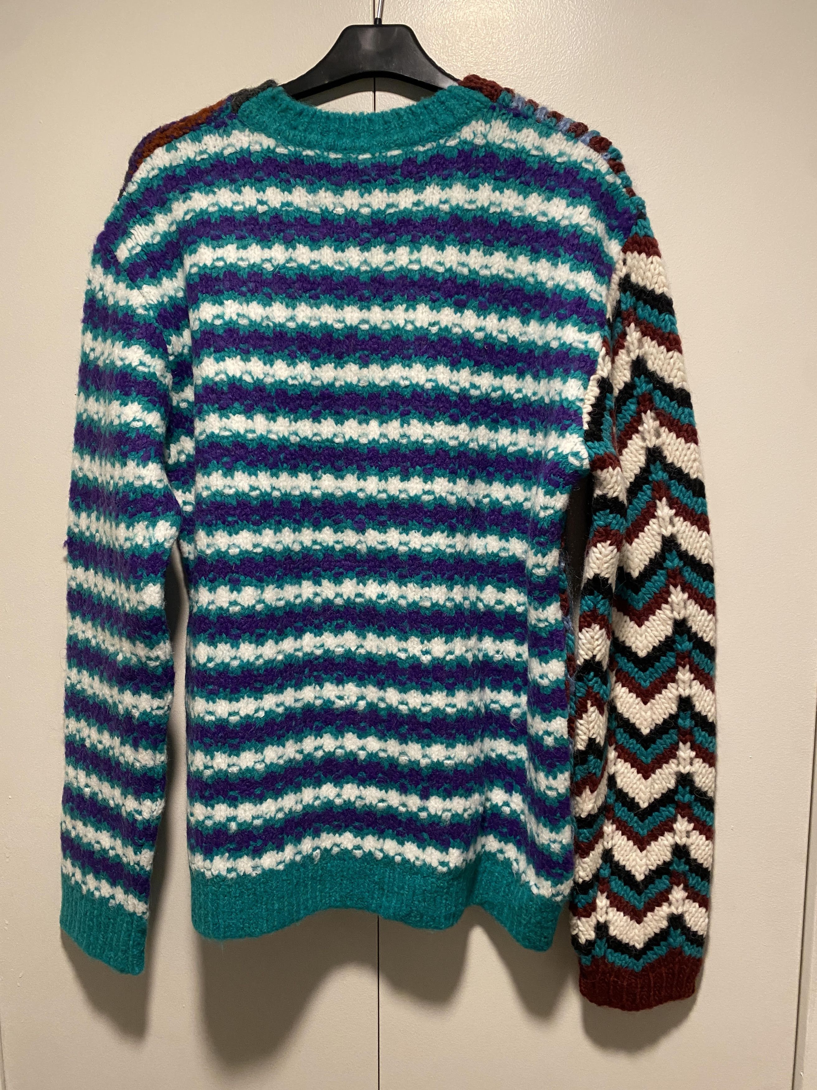 Marni marni pattern sweater wool zigzag Size US M / EU 48-50 / 2 - 2 Thumbnail