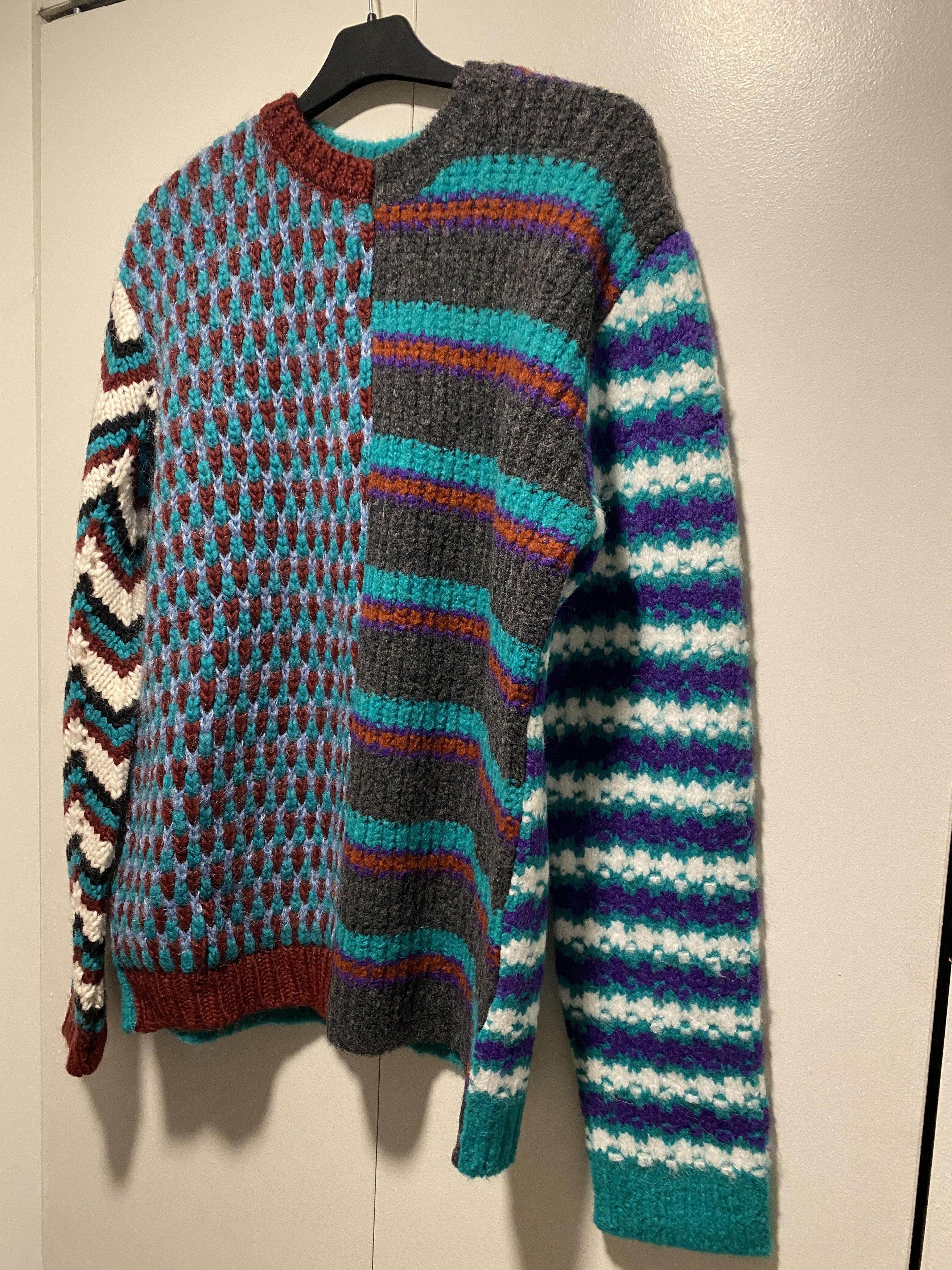 Marni marni pattern sweater wool zigzag Size US M / EU 48-50 / 2 - 1 Thumbnail