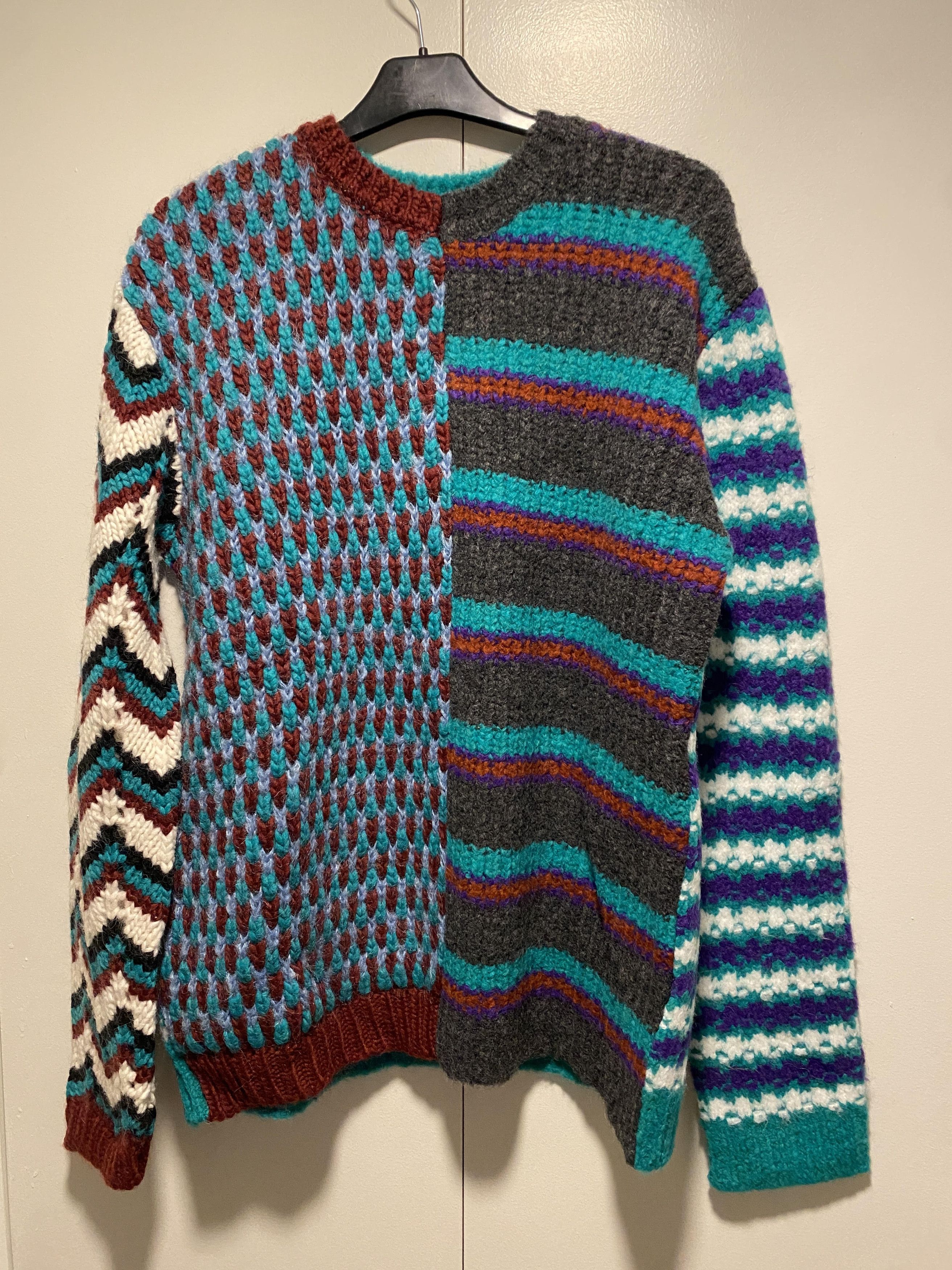Marni marni pattern sweater wool zigzag Size US M / EU 48-50 / 2 - 4 Thumbnail