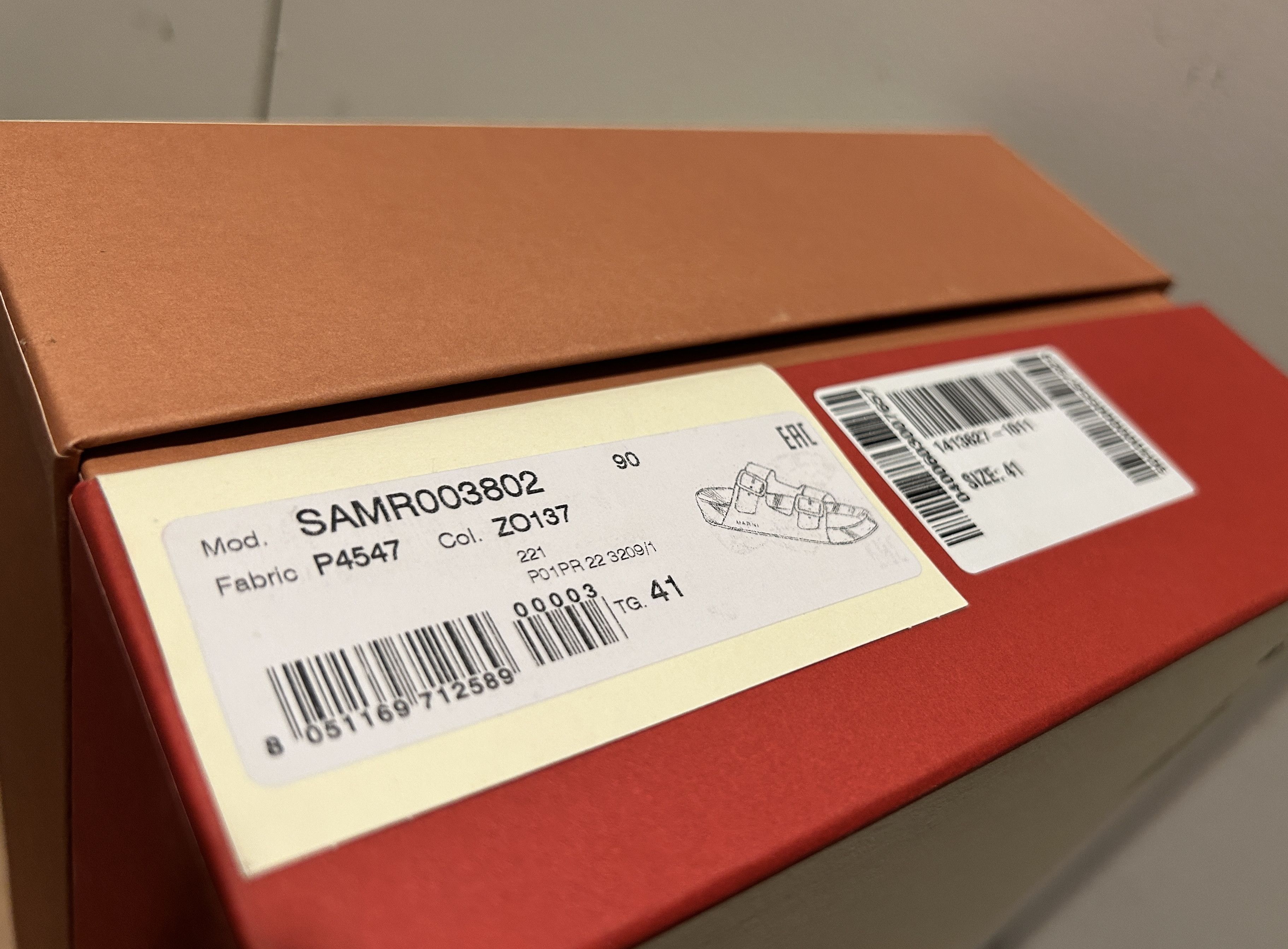 Marni Marni printed buckle slides knit - black Size US 8 / EU 41 - 7 Thumbnail