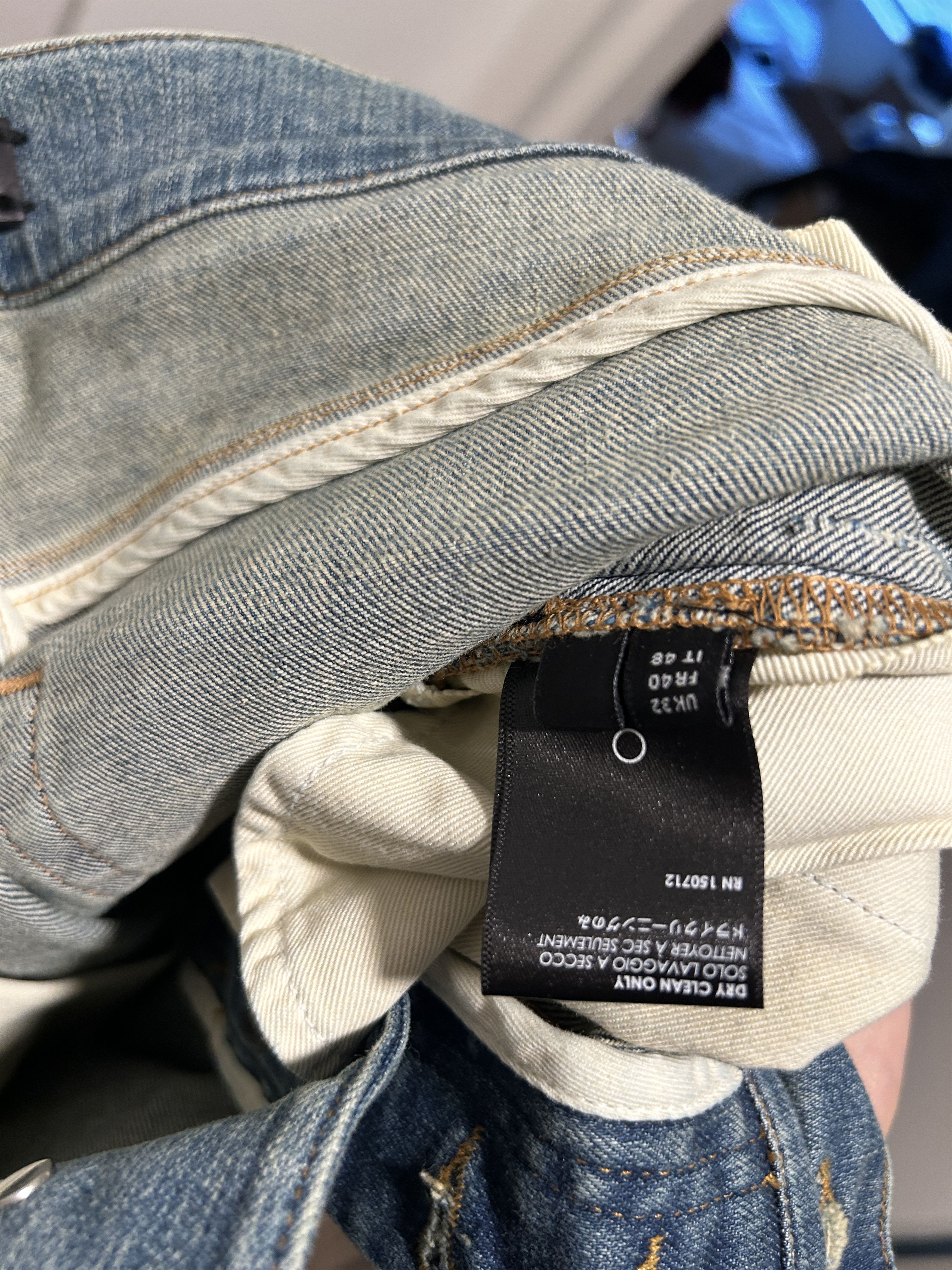 Amiri Amiri Thrasher Classic Skinny Stretch Jeans Dust Indigo Size US 32 / EU 48 - 8 Thumbnail