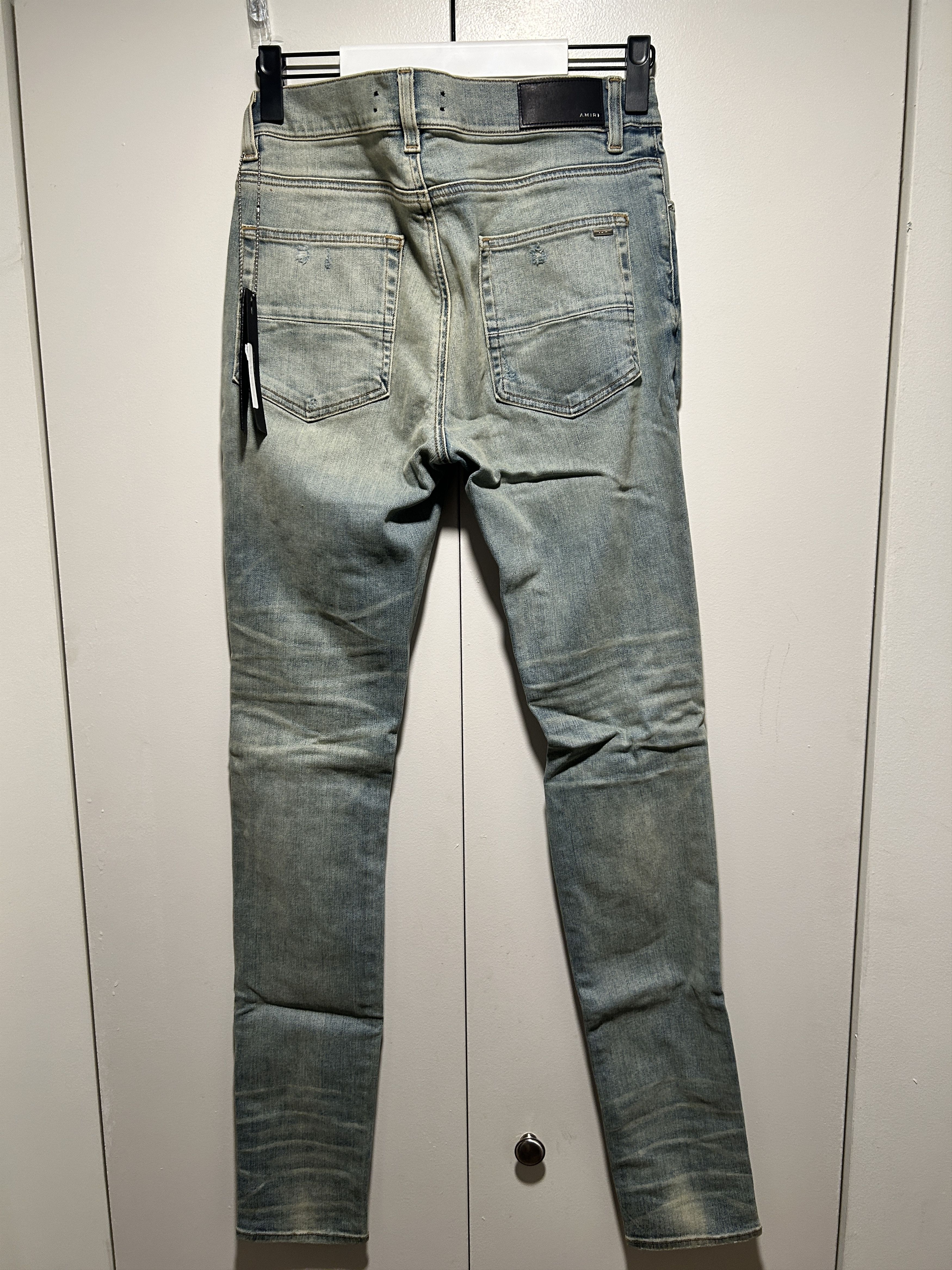 Amiri Amiri Thrasher Classic Skinny Stretch Jeans Dust Indigo Size US 32 / EU 48 - 5 Thumbnail