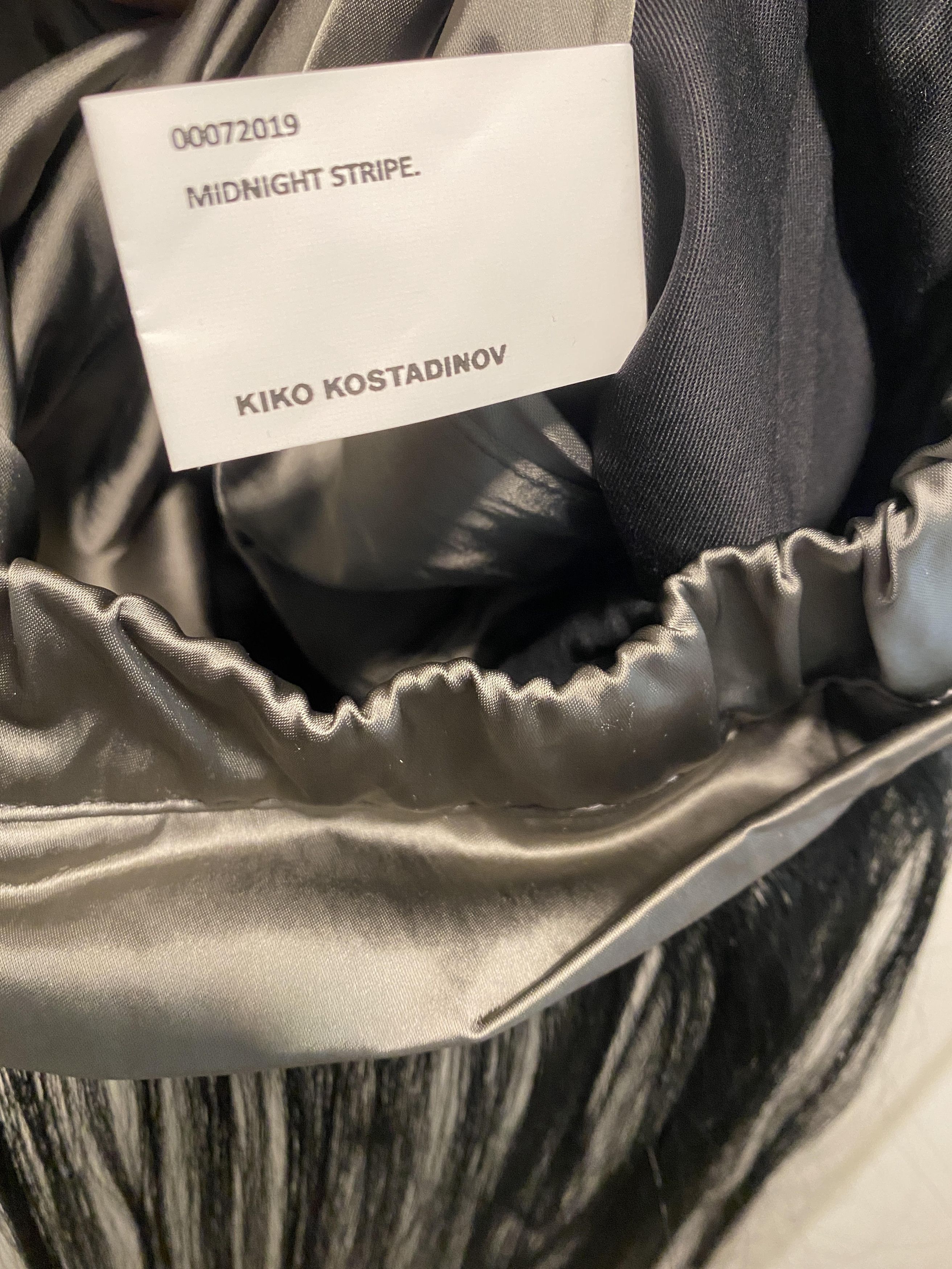 Kiko Kostadinov Doris hair trimmed messenger bag Silken Silver Silk Size ONE SIZE - 3 Thumbnail