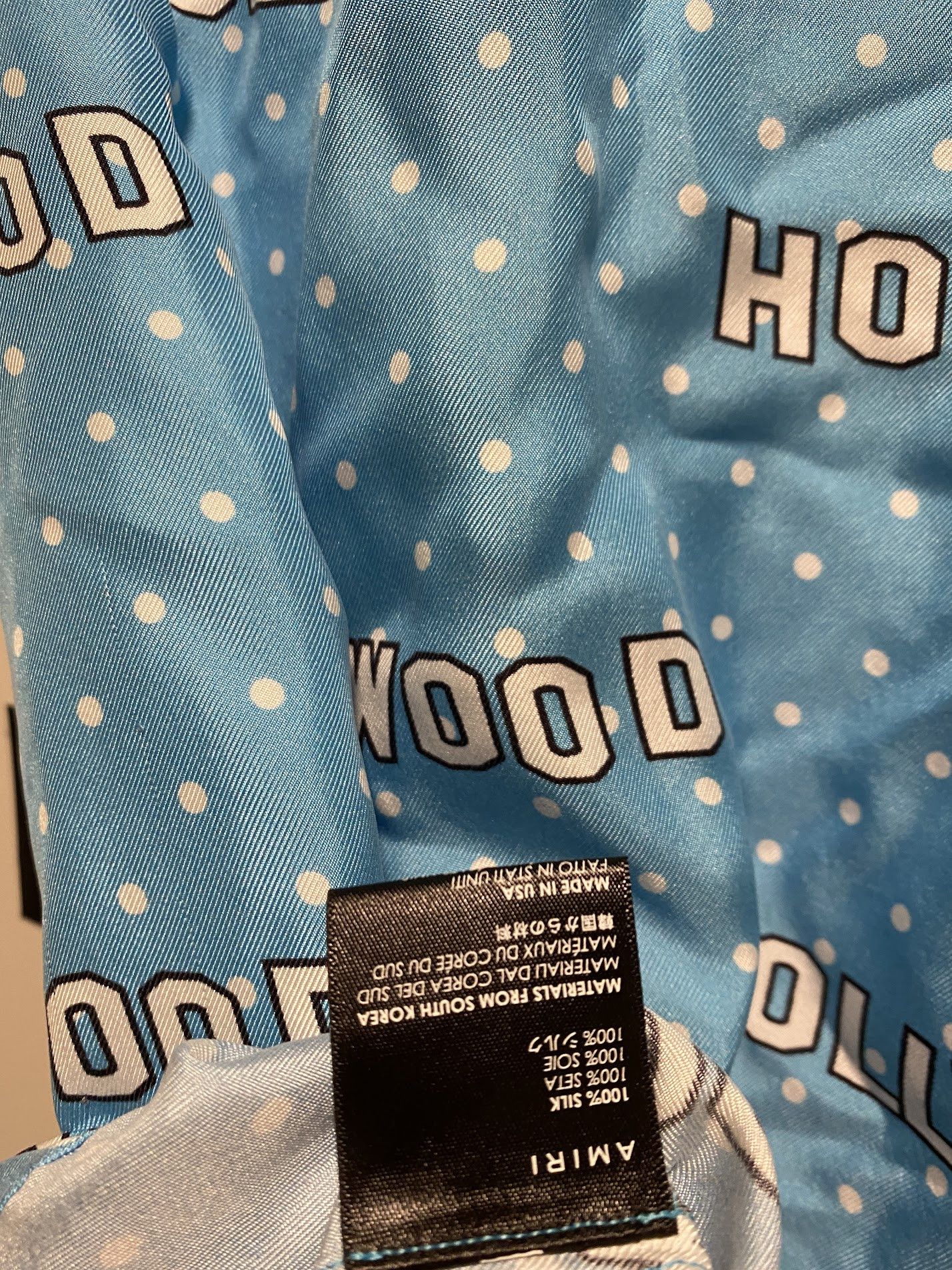 Amiri amiri hollywood dot SS shirt blue carolina Size US S / EU 44-46 / 1 - 7 Thumbnail