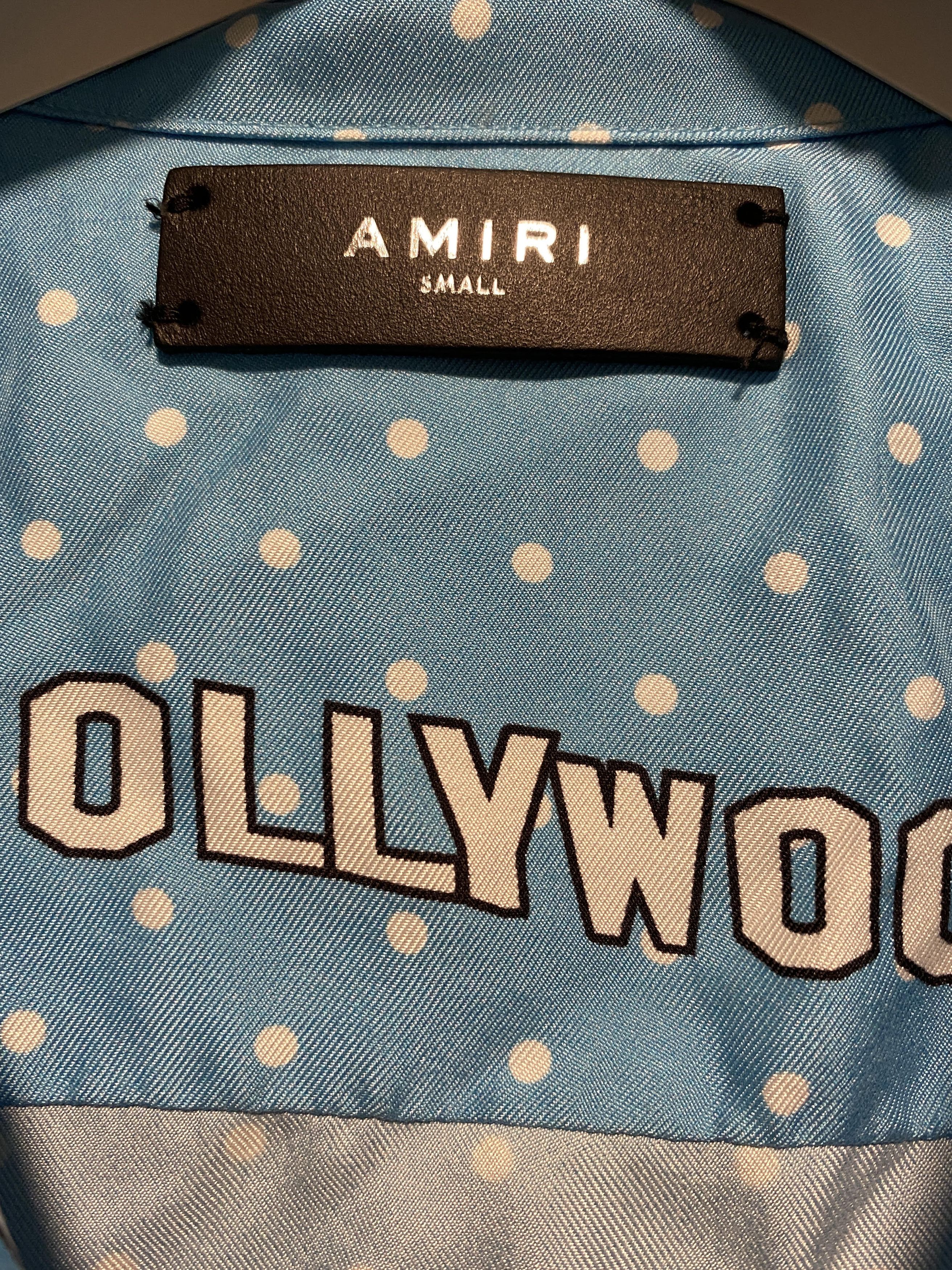 Amiri amiri hollywood dot SS shirt blue carolina Size US S / EU 44-46 / 1 - 2 Thumbnail