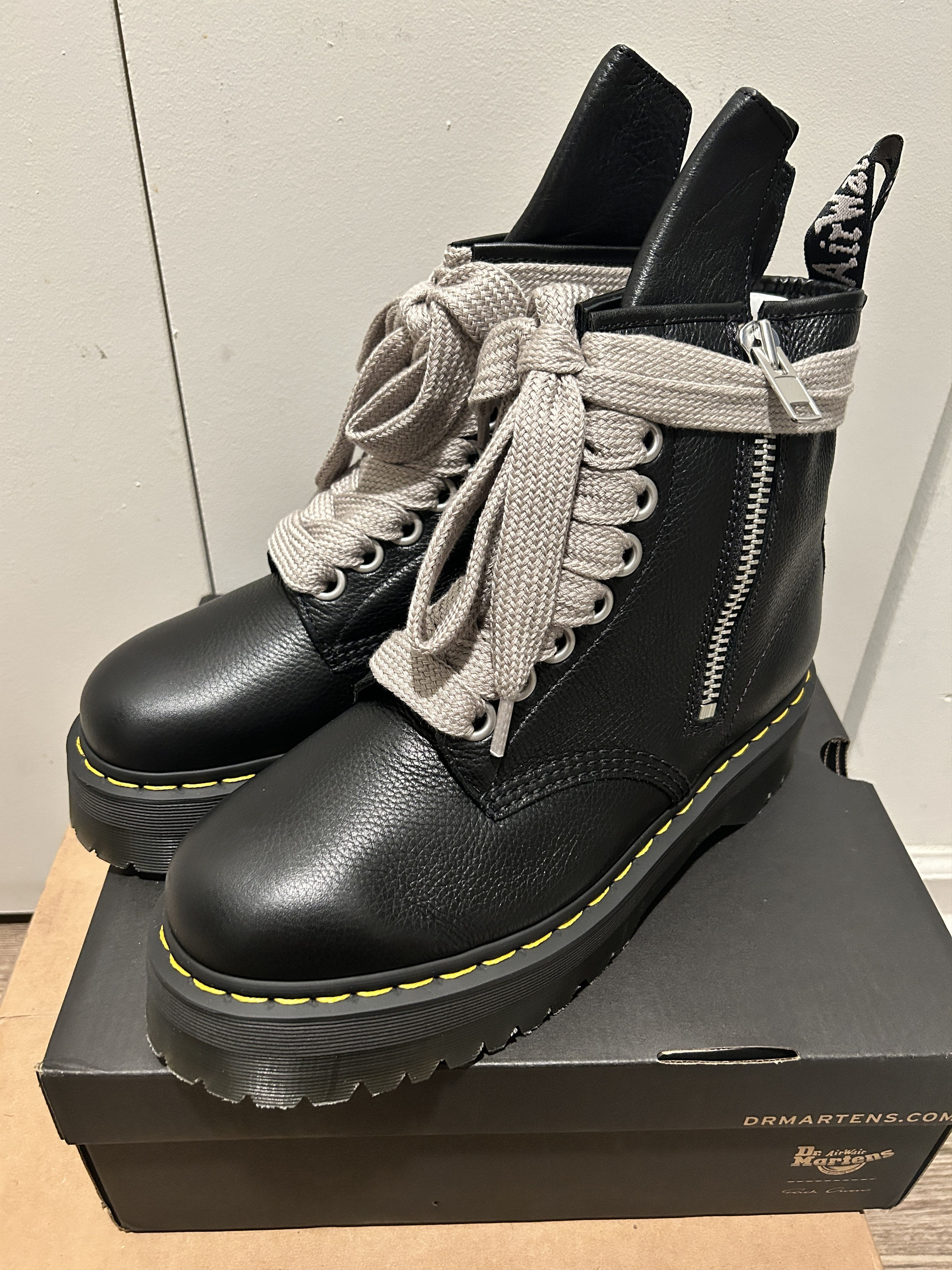 Dr. Martens × Rick Owens Rick Owens X Dr Martens 1460 Quad RO Size US 13 / EU 46 - 3 Thumbnail