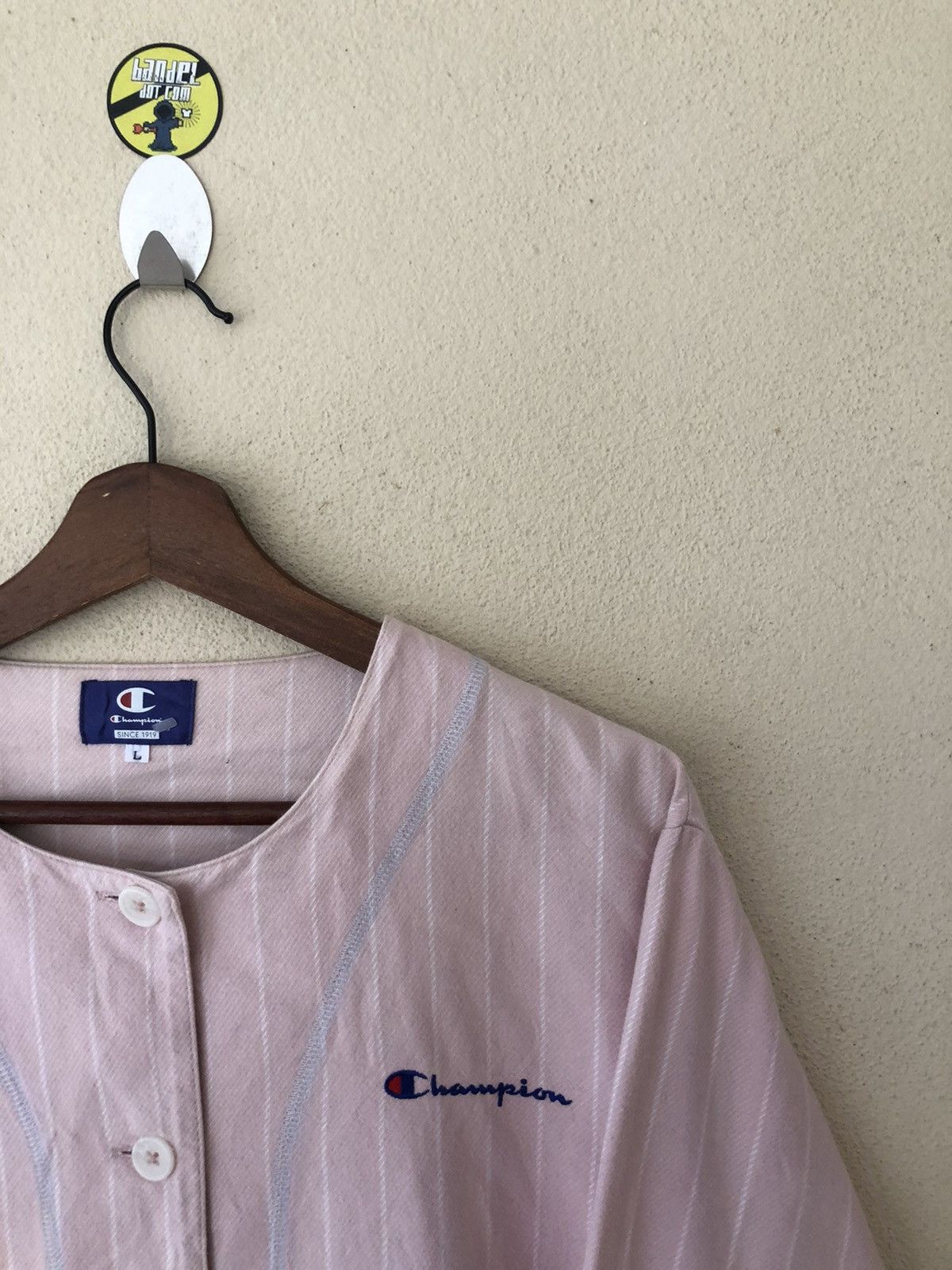 Champion × Vintage Vintage Champion Baseball Jacket Size US L / EU 52-54 / 3 - 3 Thumbnail