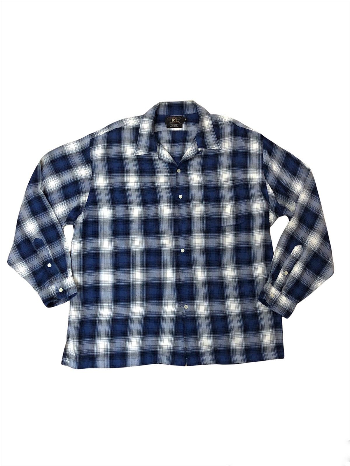 RRL Ralph Lauren GRAIL🔥OG RRL 🇺🇸 Plaid Shadow Rayon O/S Button Shirt Size US XL / EU 56 / 4 - 4 Thumbnail