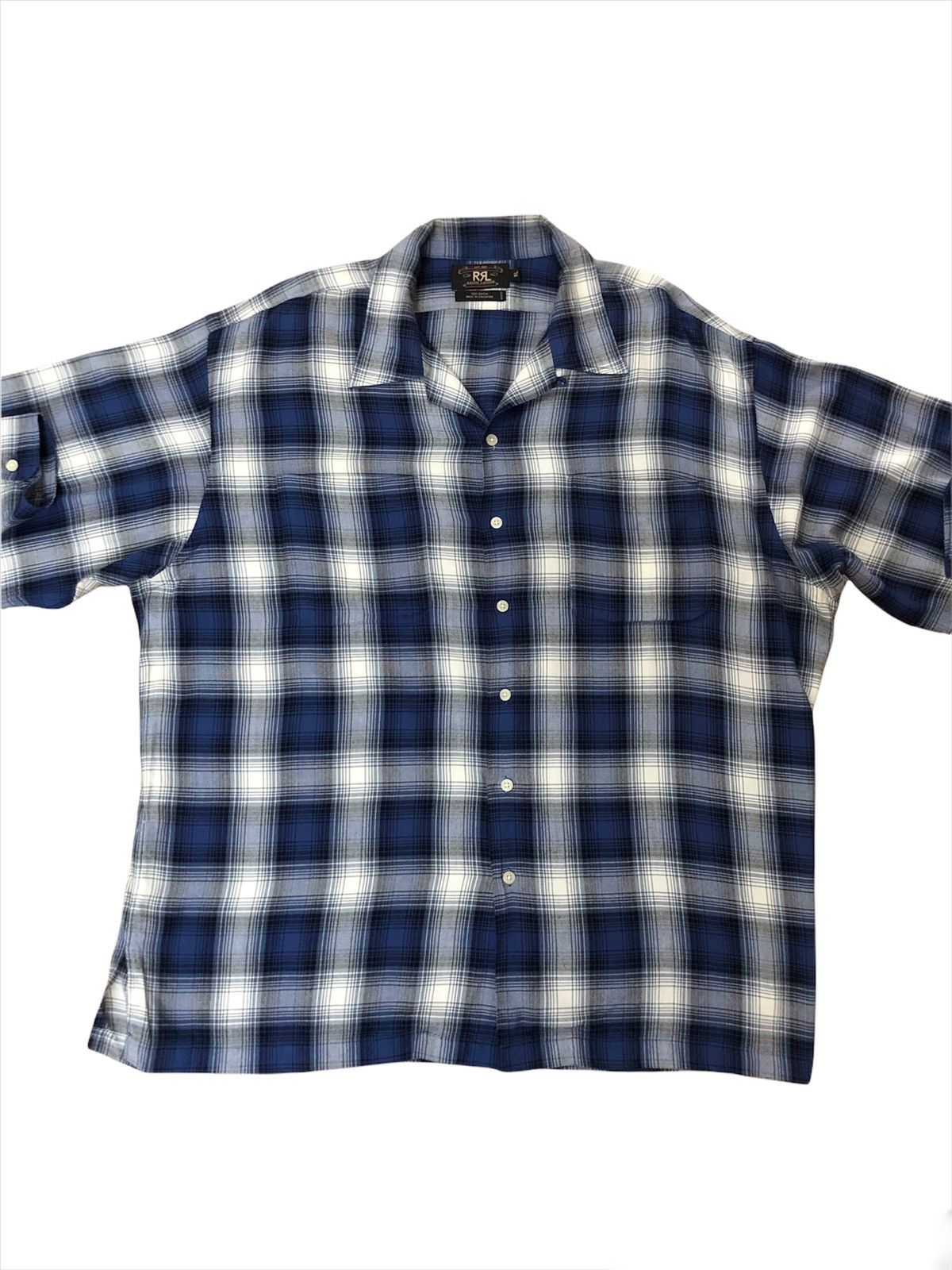 RRL Ralph Lauren GRAIL🔥OG RRL 🇺🇸 Plaid Shadow Rayon O/S Button Shirt Size US XL / EU 56 / 4 - 5 Thumbnail