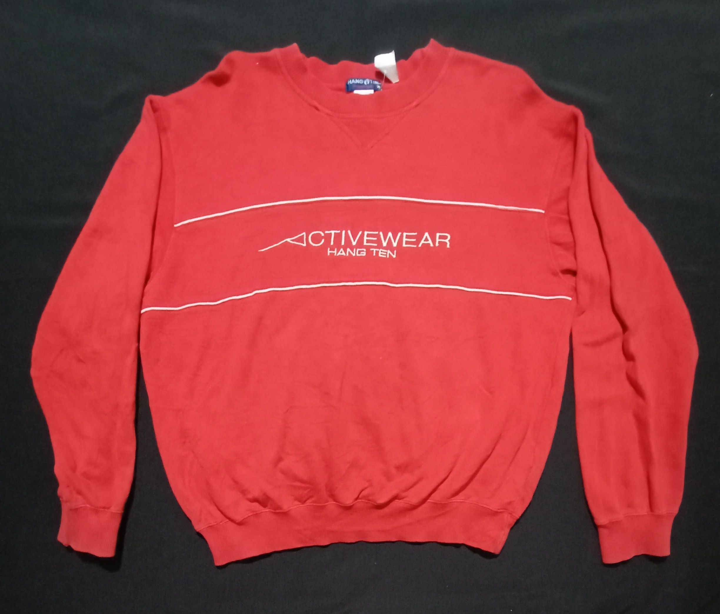 Hang Ten Vintage Hang Ten Sweatshirt Embroidery Logo Surf Beach Size US M / EU 48-50 / 2 - 1 Thumbnail