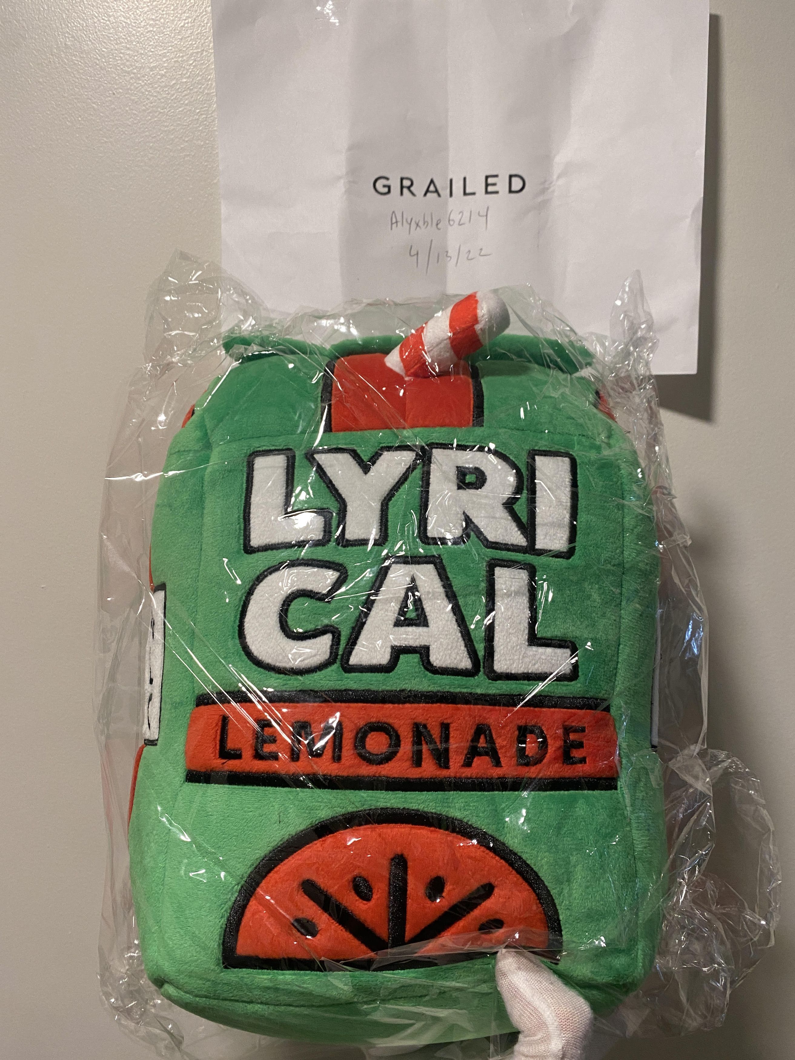 image of Lyrical Lemonade Watermelon Carton Plushy, Men's