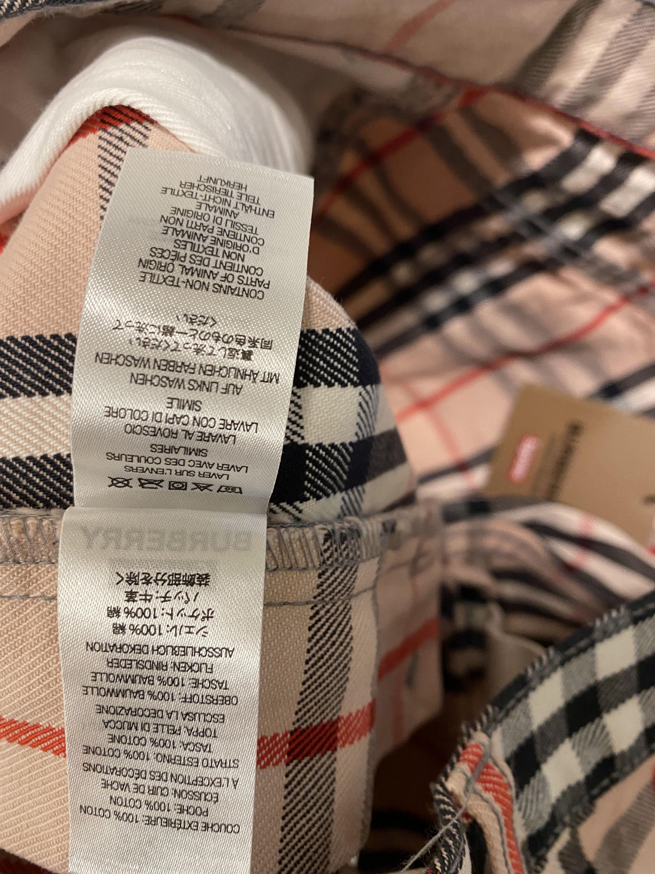 Burberry × Supreme Burberry x Supreme S/S 22 Shorts Jeans - Pink Size 32 Size US 32 / EU 48 - 8 Thumbnail