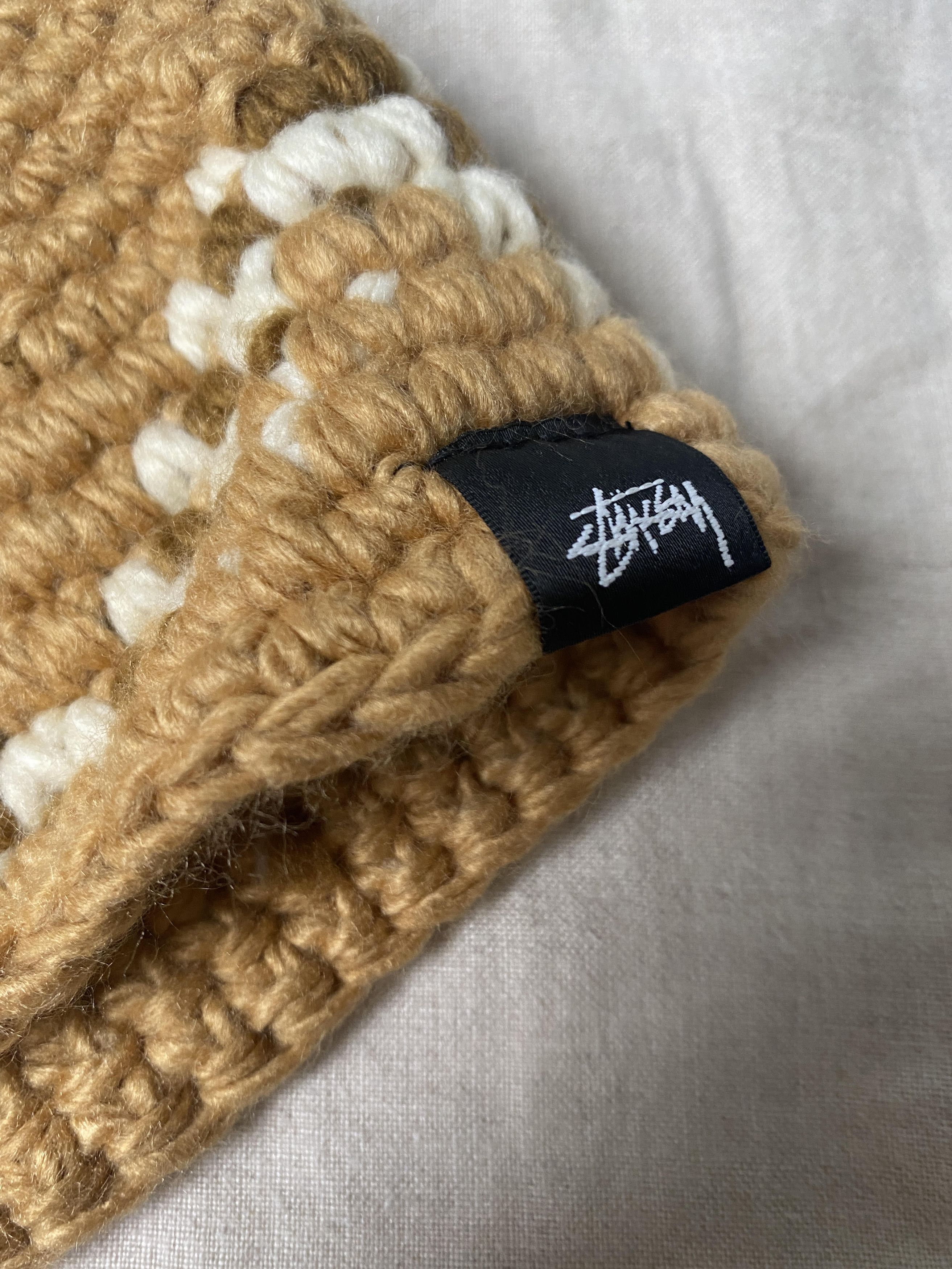 Stussy STUSSY GIZA KNIT BUCKET HAT BROWN Size ONE SIZE - 3 Thumbnail