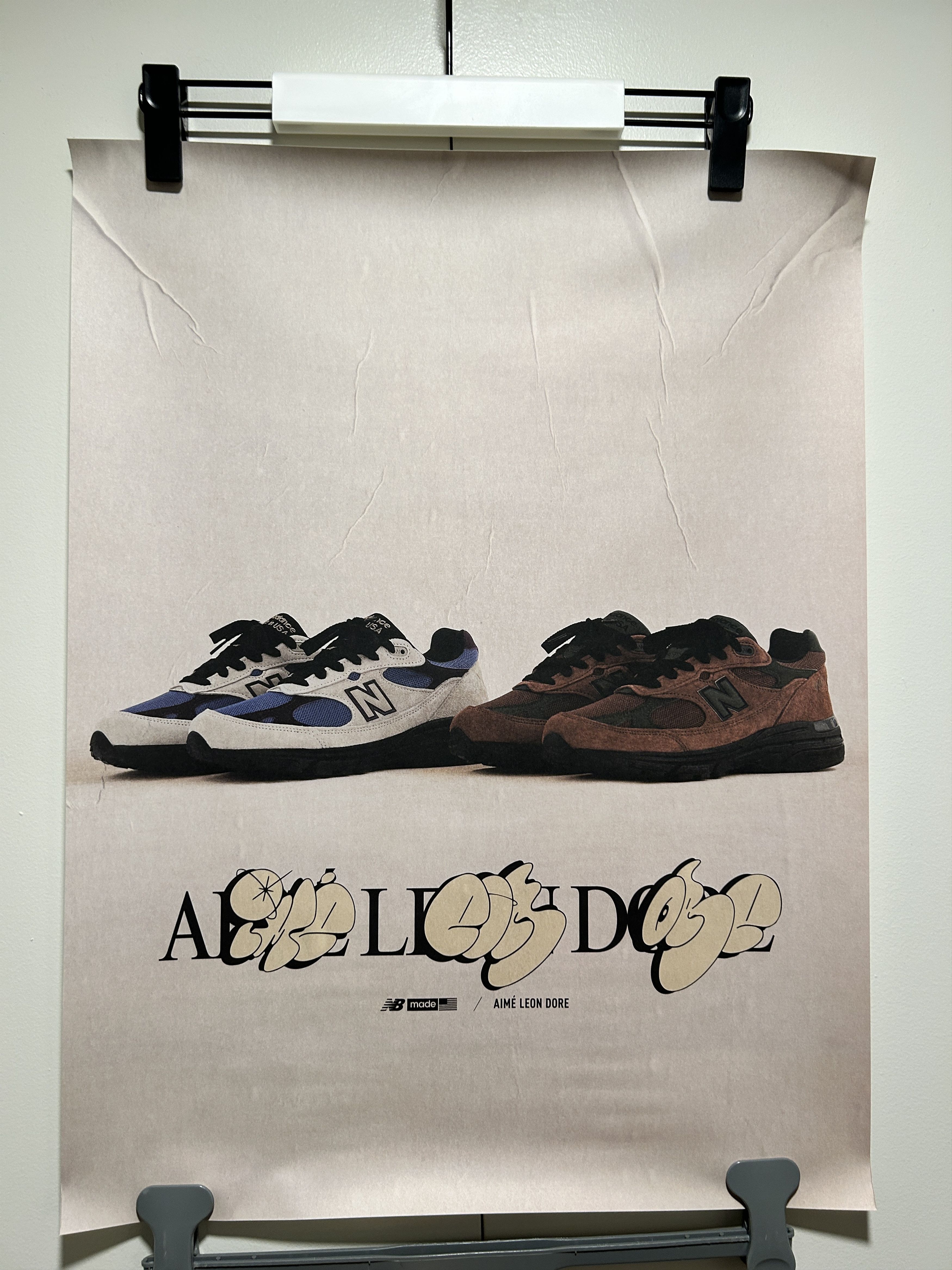 New Balance New balance 993 x aime Leon Dore poster | Grailed