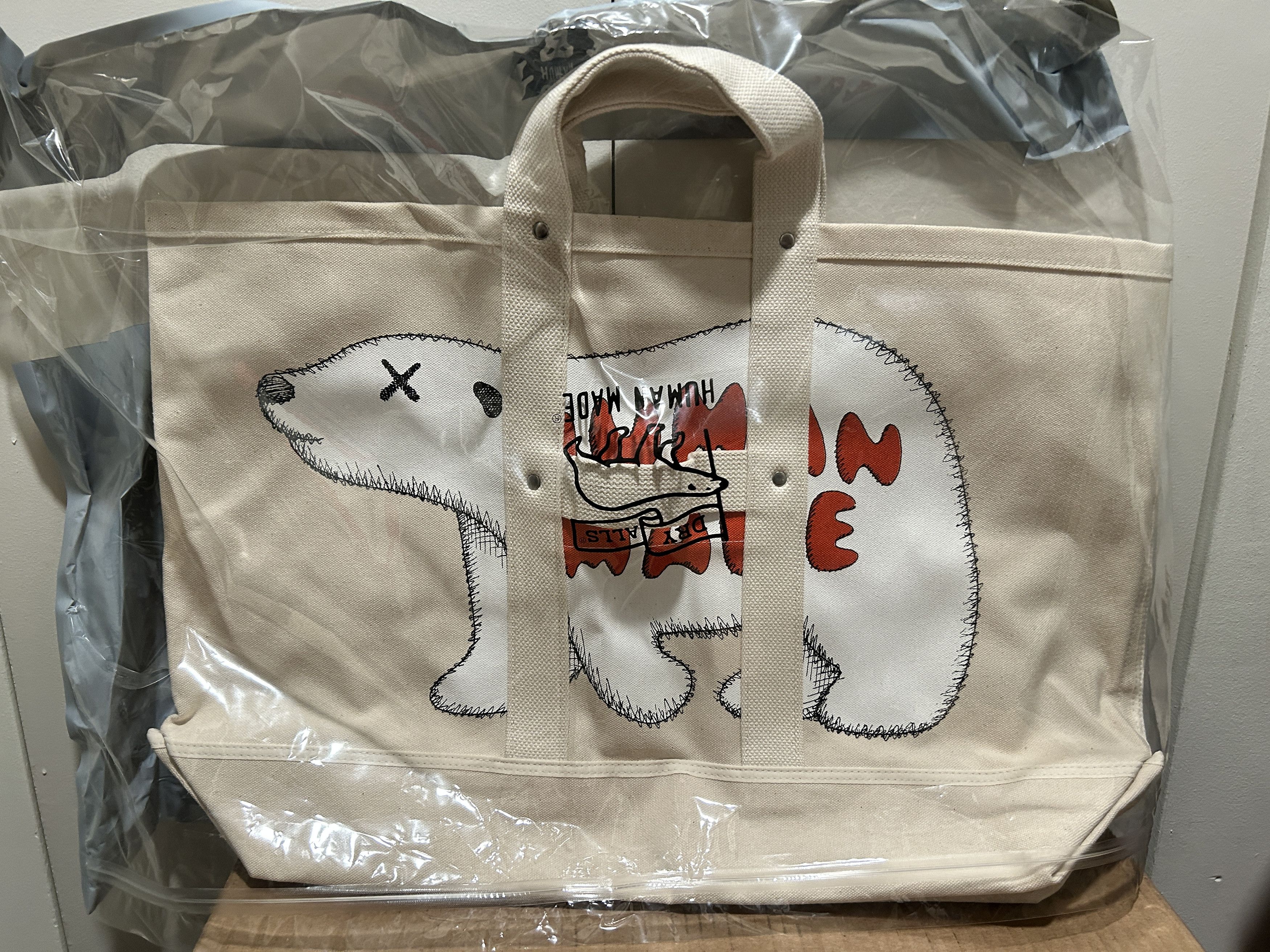 Human Made × Kaws Human Made × Kaws TOTE BAG KAWSMADE LARGE POLAR BEAR Size ONE SIZE - 5 Thumbnail