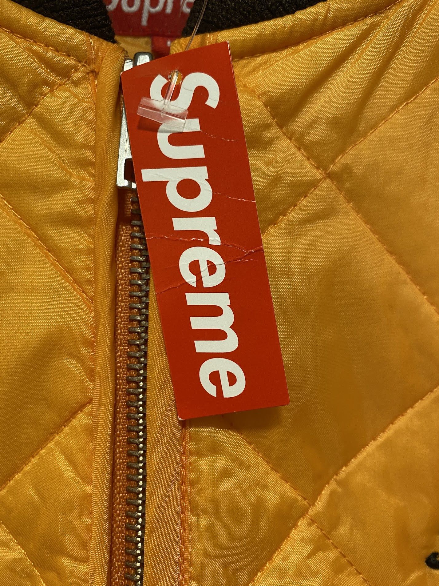 Supreme supreme zapata quilted work jacket- mango Size US M / EU 48-50 / 2 - 7 Thumbnail