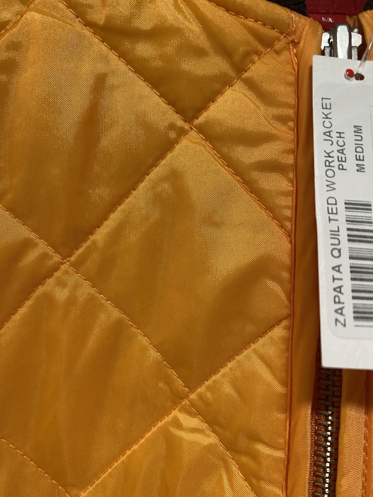 Supreme supreme zapata quilted work jacket- mango Size US M / EU 48-50 / 2 - 6 Thumbnail
