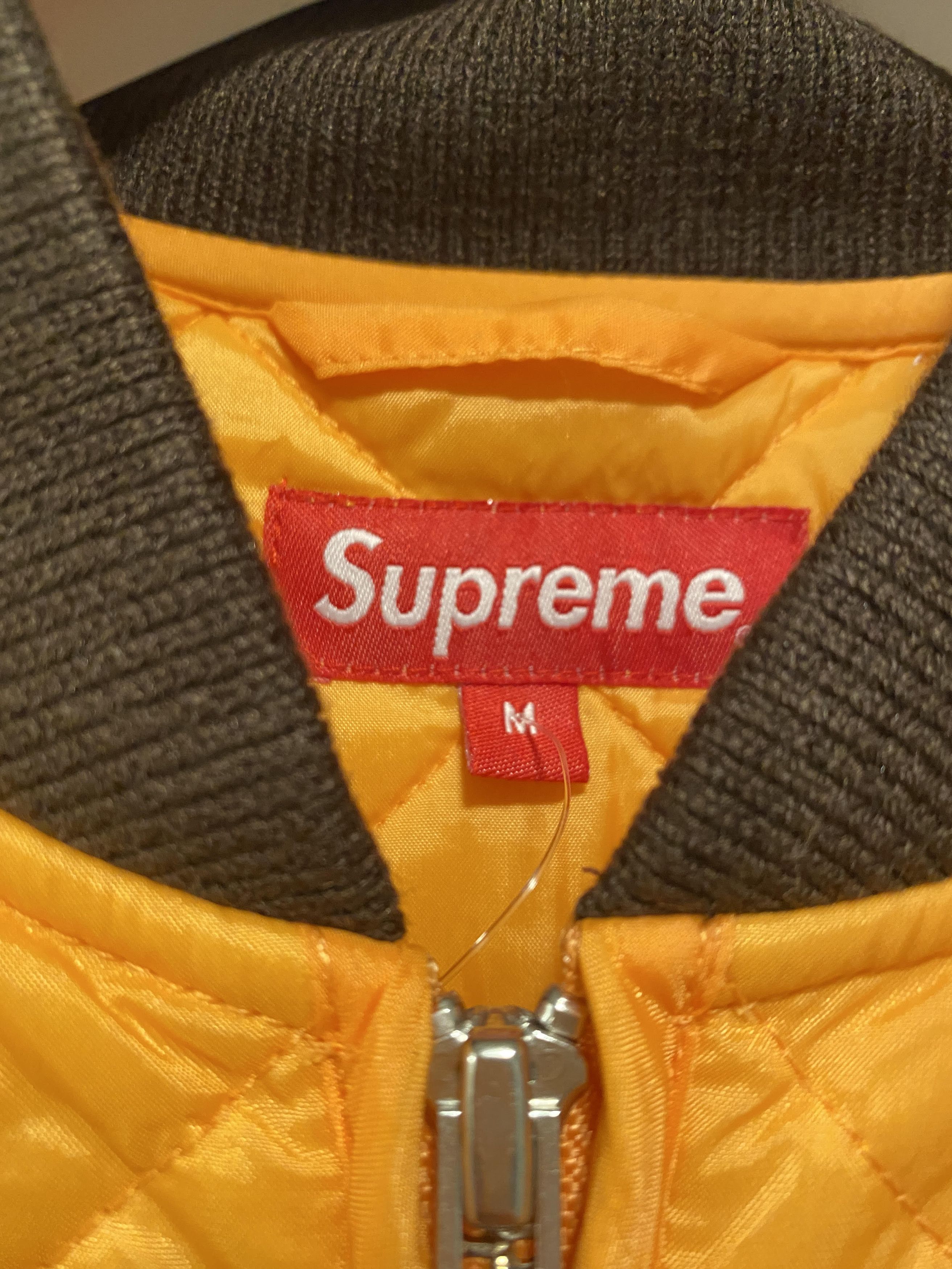 Supreme supreme zapata quilted work jacket- mango Size US M / EU 48-50 / 2 - 5 Thumbnail