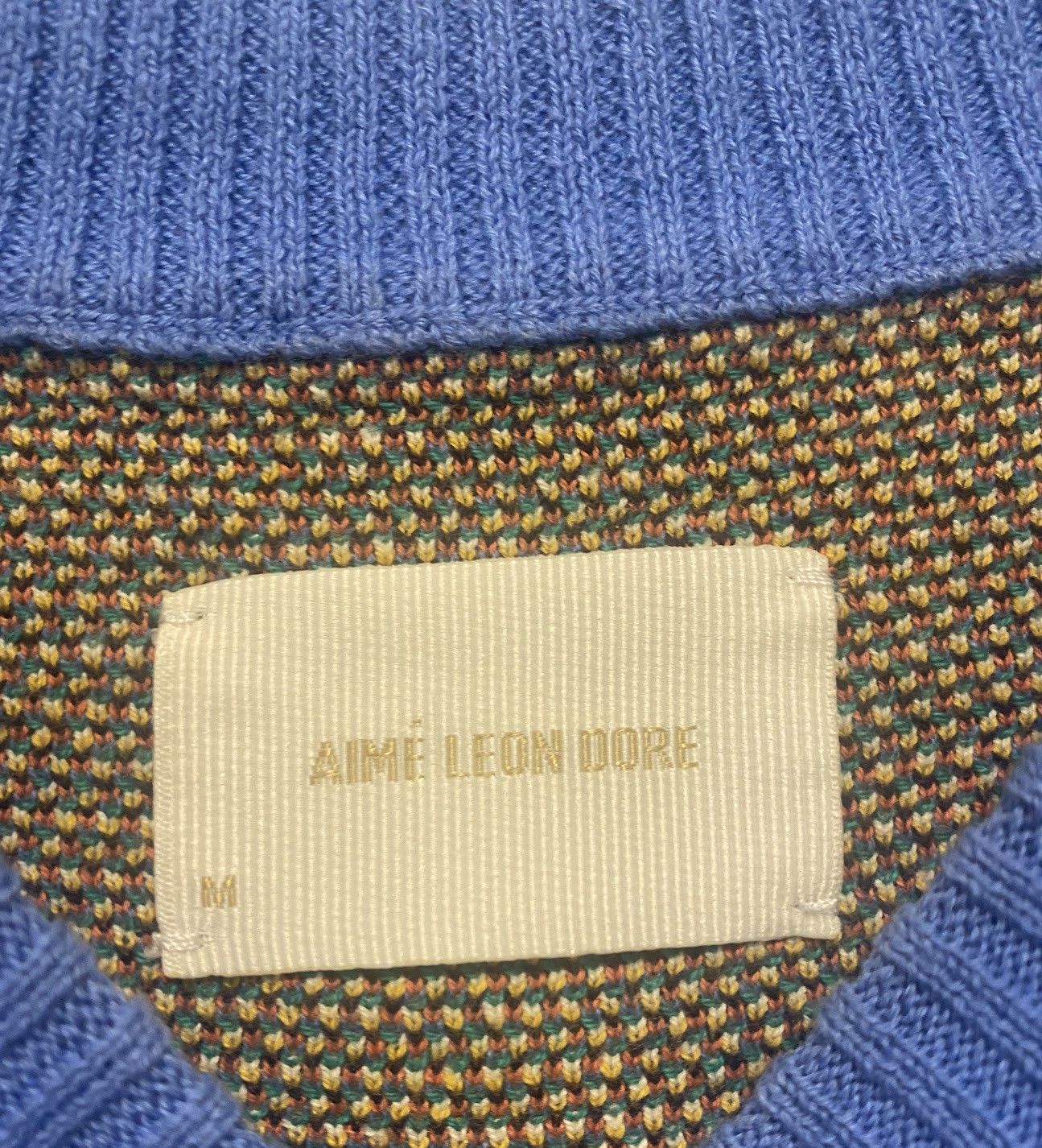 Aime Leon Dore Aime Leon Dore Seatown Molyvos Knit Sweater Blue Size US M / EU 48-50 / 2 - 3 Thumbnail