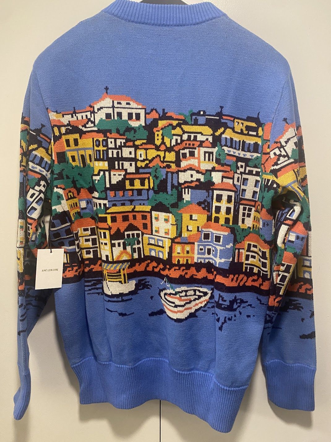 Aime Leon Dore Aime Leon Dore Seatown Molyvos Knit Sweater Blue Size US M / EU 48-50 / 2 - 2 Thumbnail