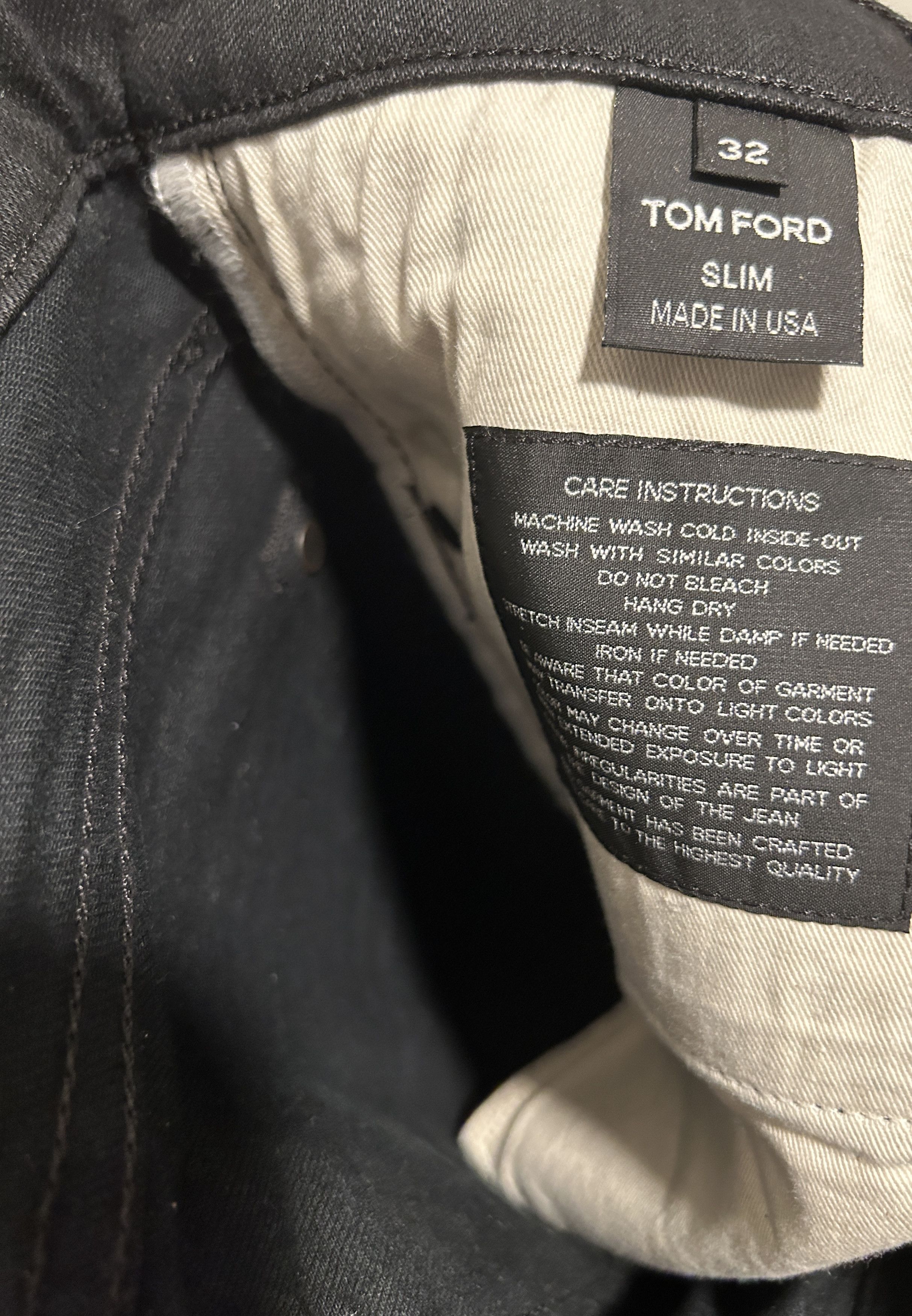 Tom Ford JAPANESE SELVEDGE DENIM bljo5 tfd001 Size US 32 / EU 48 - 7 Thumbnail