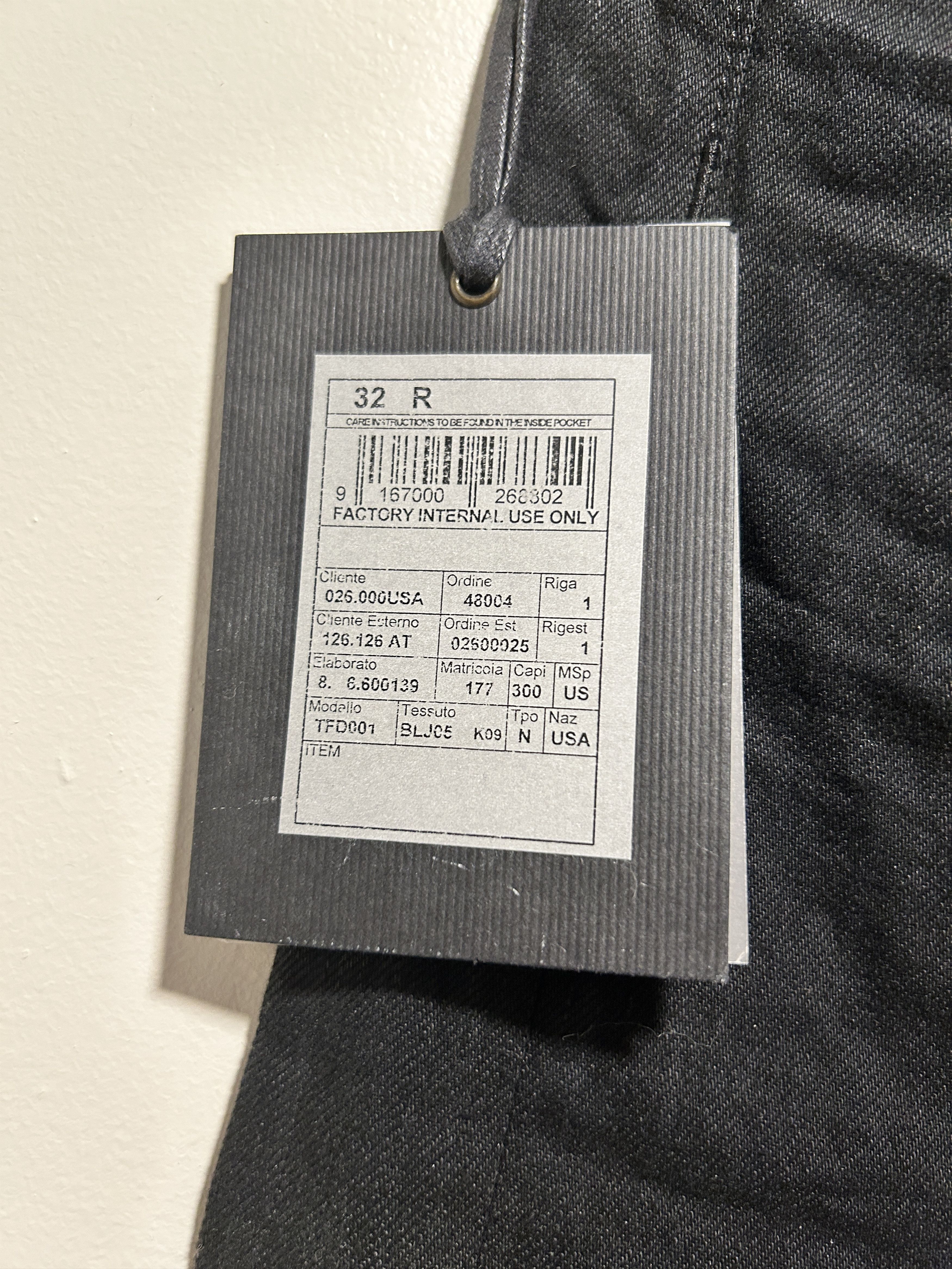 Tom Ford JAPANESE SELVEDGE DENIM bljo5 tfd001 Size US 32 / EU 48 - 2 Thumbnail